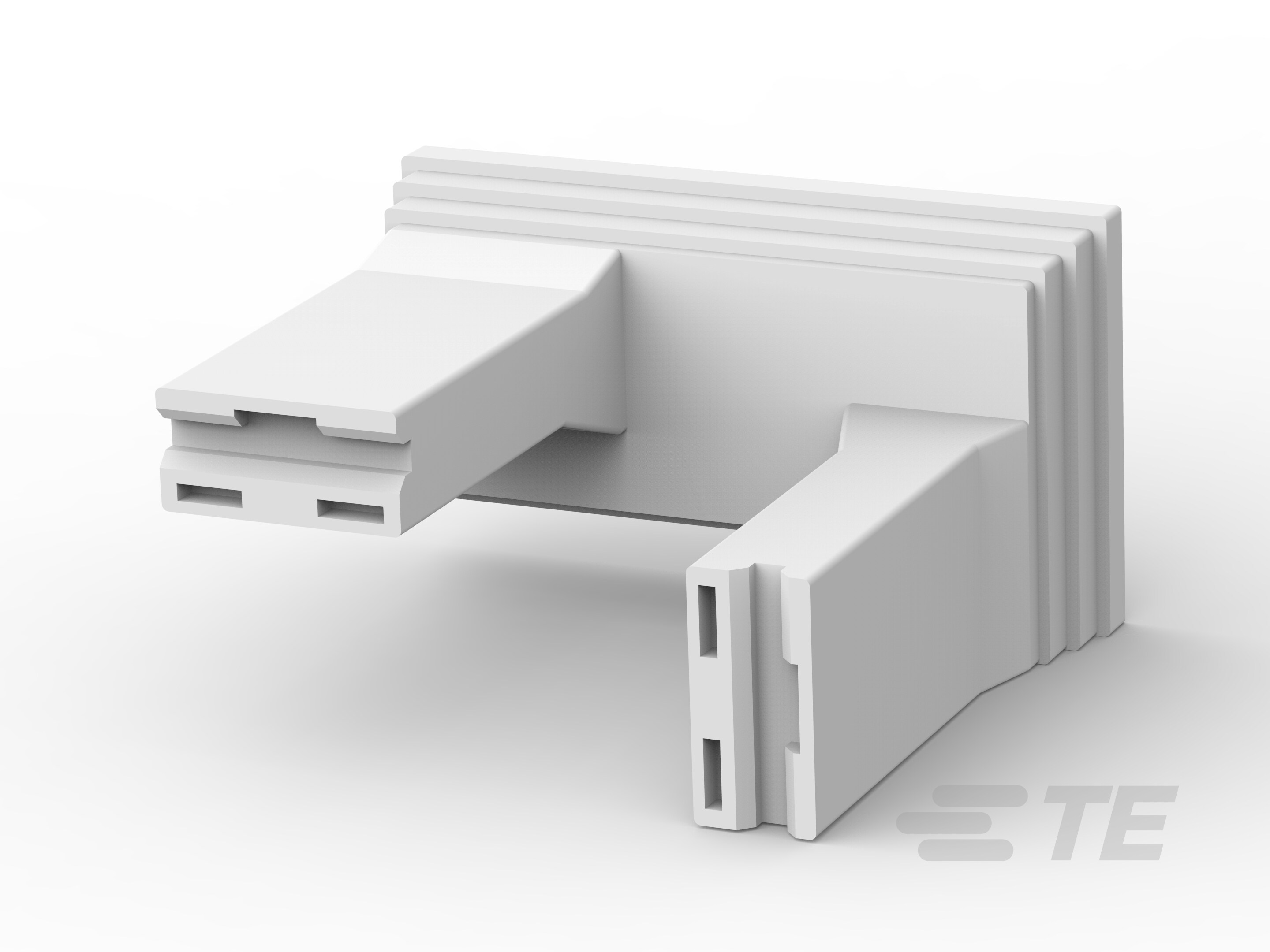 250 FASTON HSG.,REC.,2 POS,NATRUAL-1-521785-1