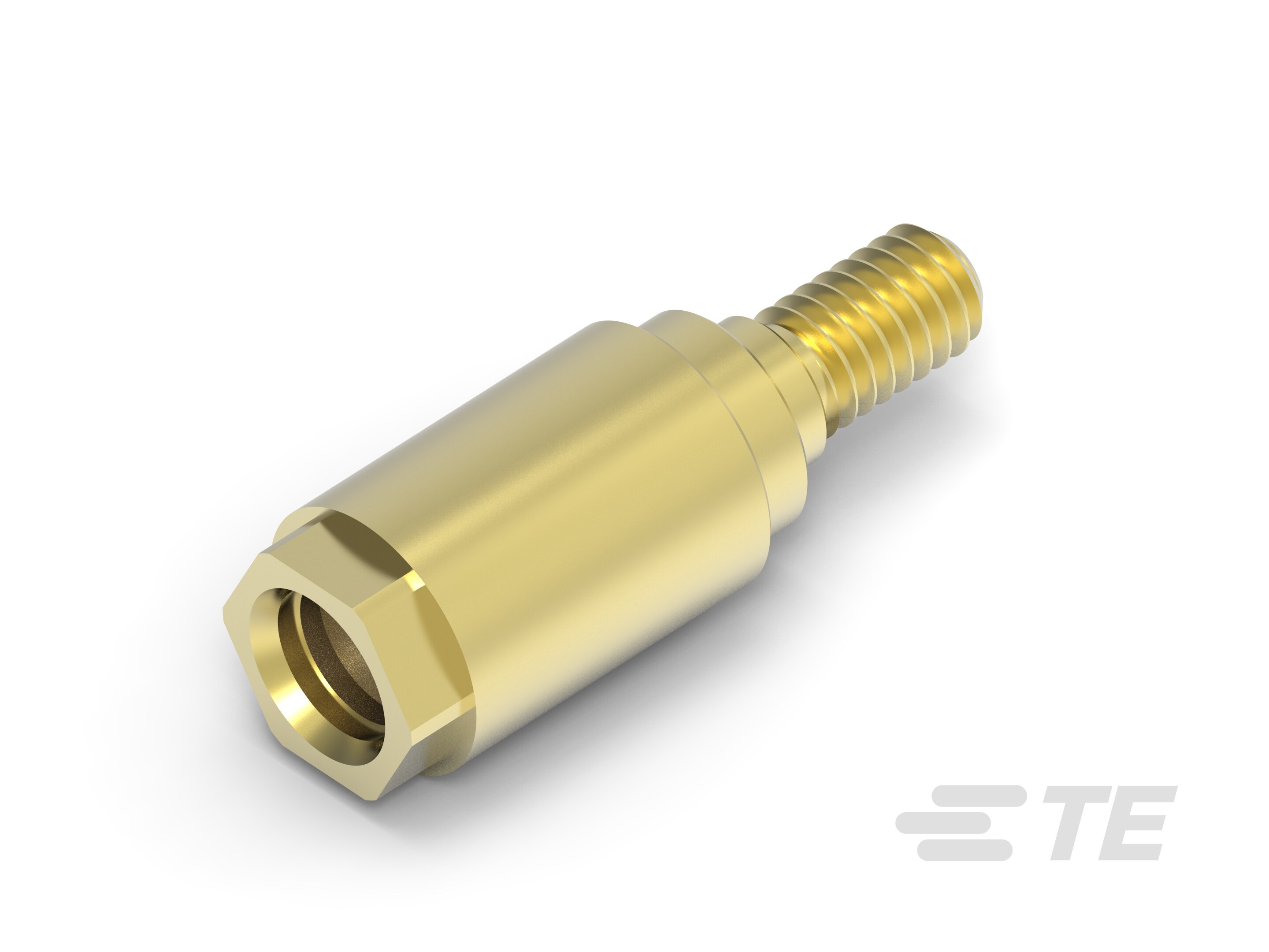 Straight socket, pin size 6mm 125A-619445-1