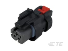 AS 16, 2P PLUG ASSY, RD, KEY 2-776522-2