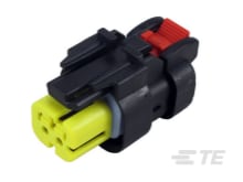 AS 16, 2P PLUG ASSY, RD, KEY 3-776522-3