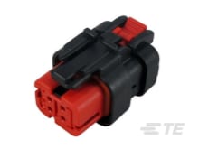 AS 16, 4P PLUG ASSY, RD, KEY 1-776524-1