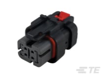 AS 16, 4P PLUG ASSY, RD, KEY 2-776524-2