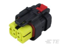 AS 16, 4P PLUG ASSY, RD, KEY 3-776524-3