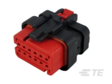 AS 16, 12P PLUG ASSY,RD,KEY 1-776533-1