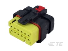 AS 16, 12P PLUG ASSY,RD,KEY 3-776533-3