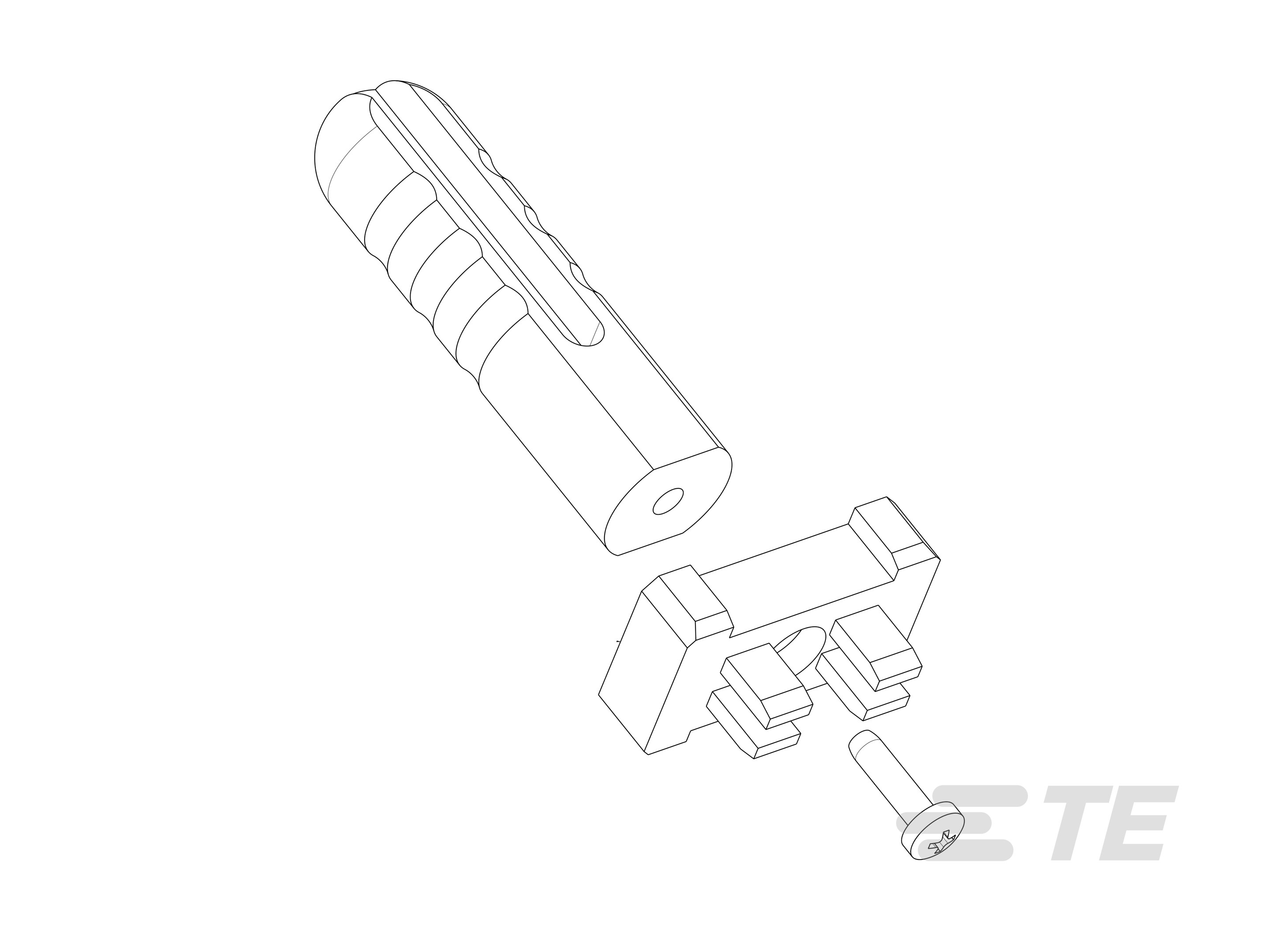 TOOL FOR 24W MCP MALE CONN. SEC. LOCK-785863-1