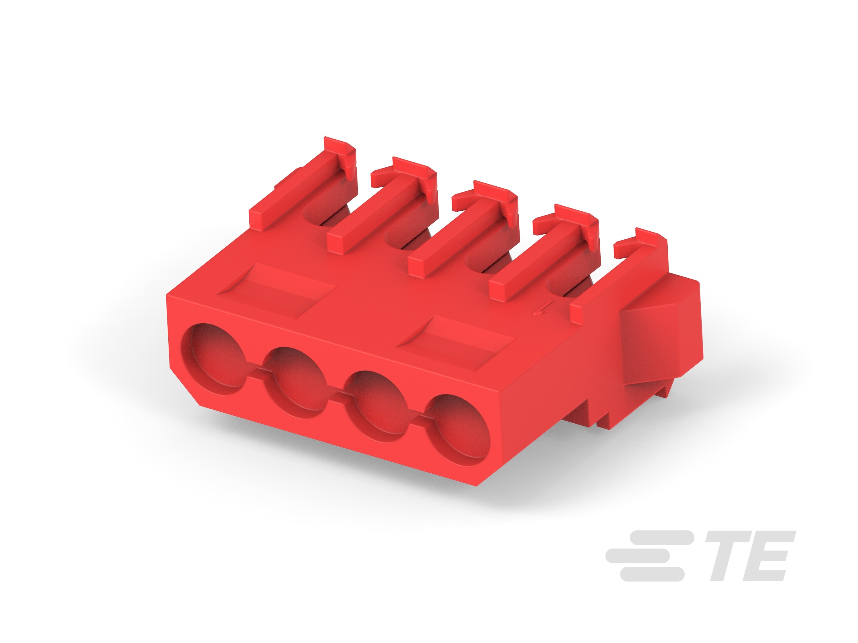 4P CMNL IDC PLUG 22AWG RED V0-794036-3