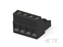 10 POS 5.08MM R/A PLUG,TRM BLK, 30 AU-5-796635-4