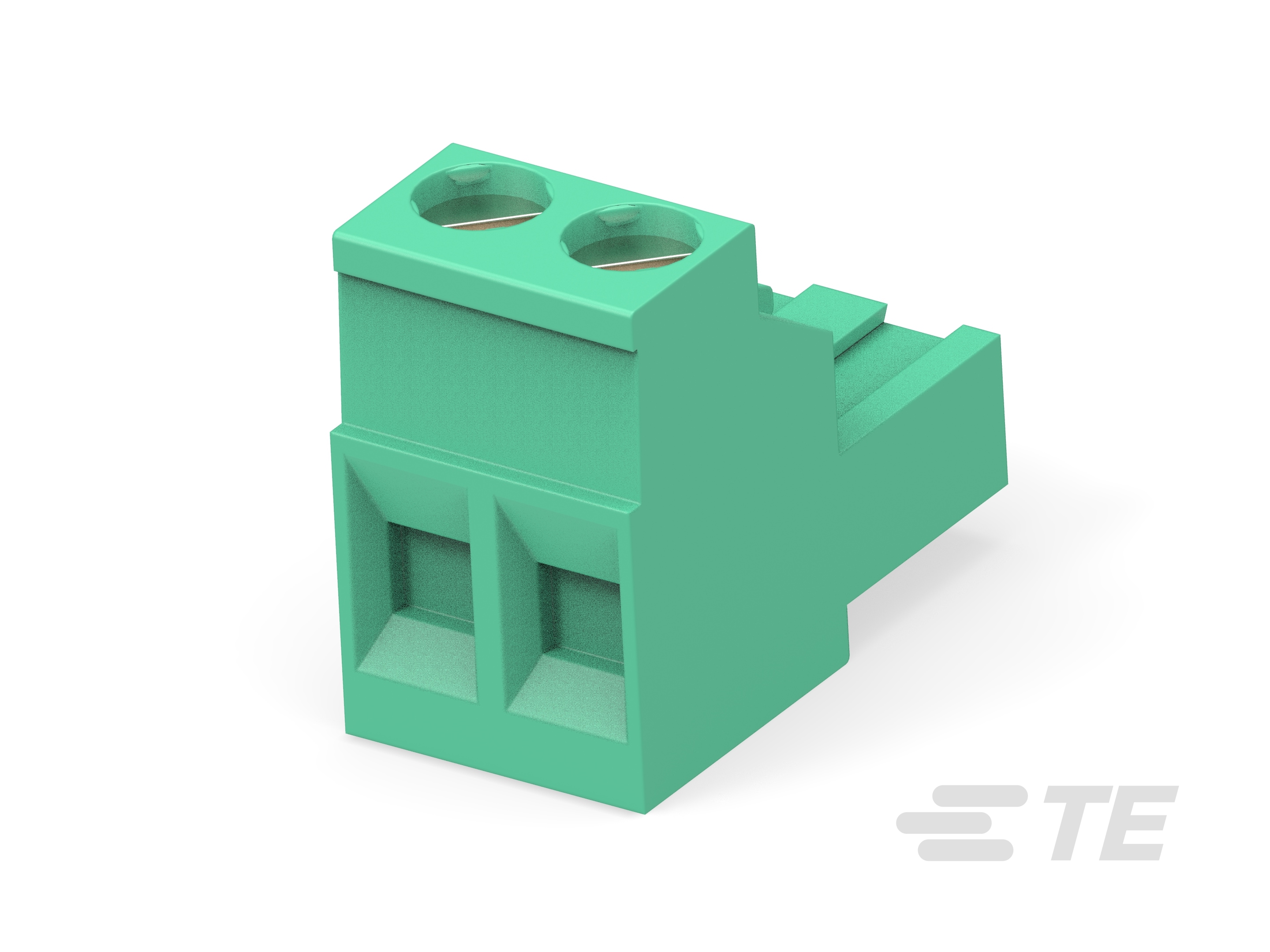 2 POS 5.0 MM R/A PLUG,TRM BLK-796640-2