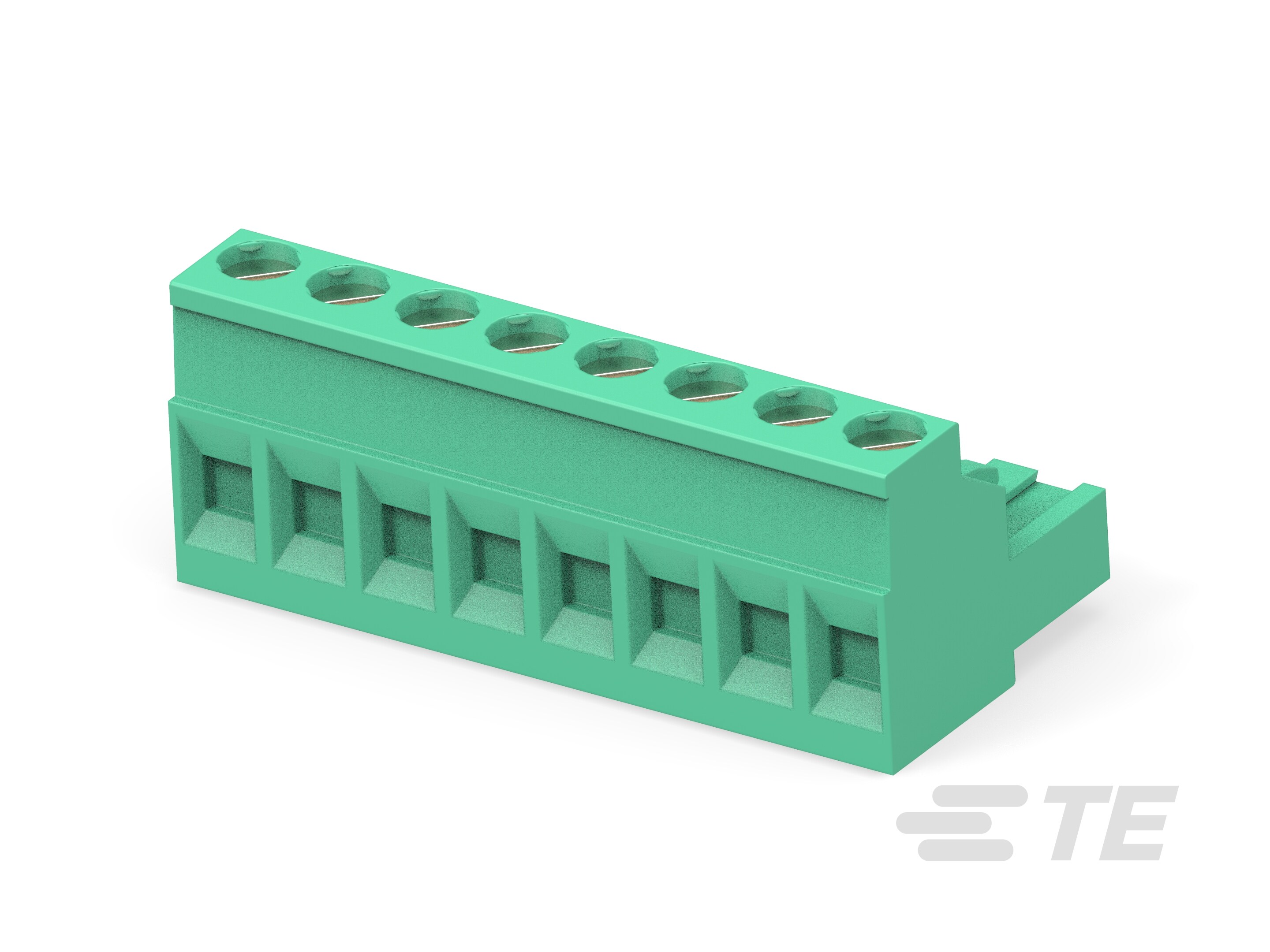 8 POS 5.0 MM R/A PLUG,TRM BLK-796640-8