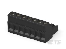 7 POS 5.0 MM R/A PLUG,TRM BLK-796641-7