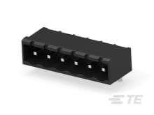 6POS 5.0MM CE R/A HDR,TRM BLK-796645-6