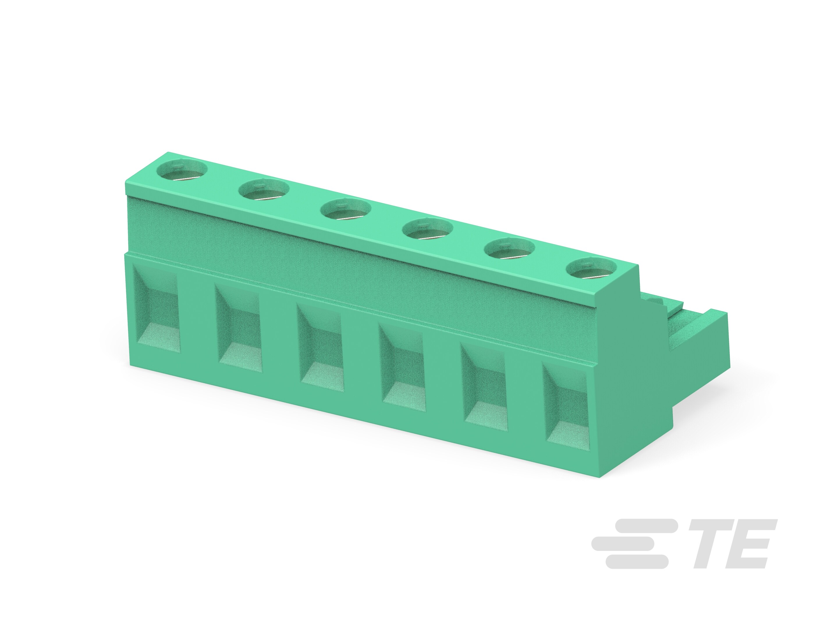 6 POS TERMI-BLOK R/A PLUG 7.62-796981-6