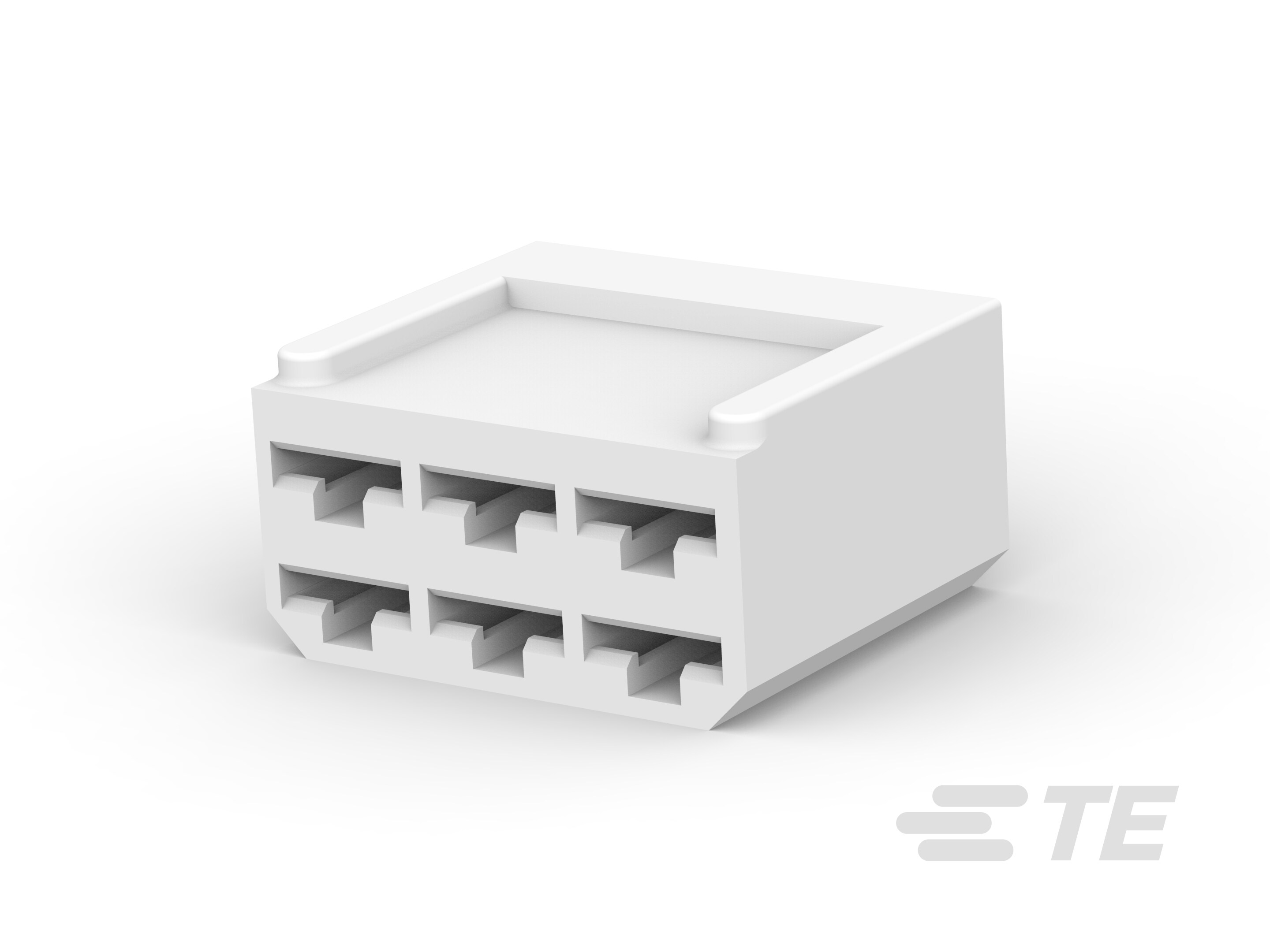 6 WAY FF 250 HOUSING REC PA 6.6 NATURAL-880297-1