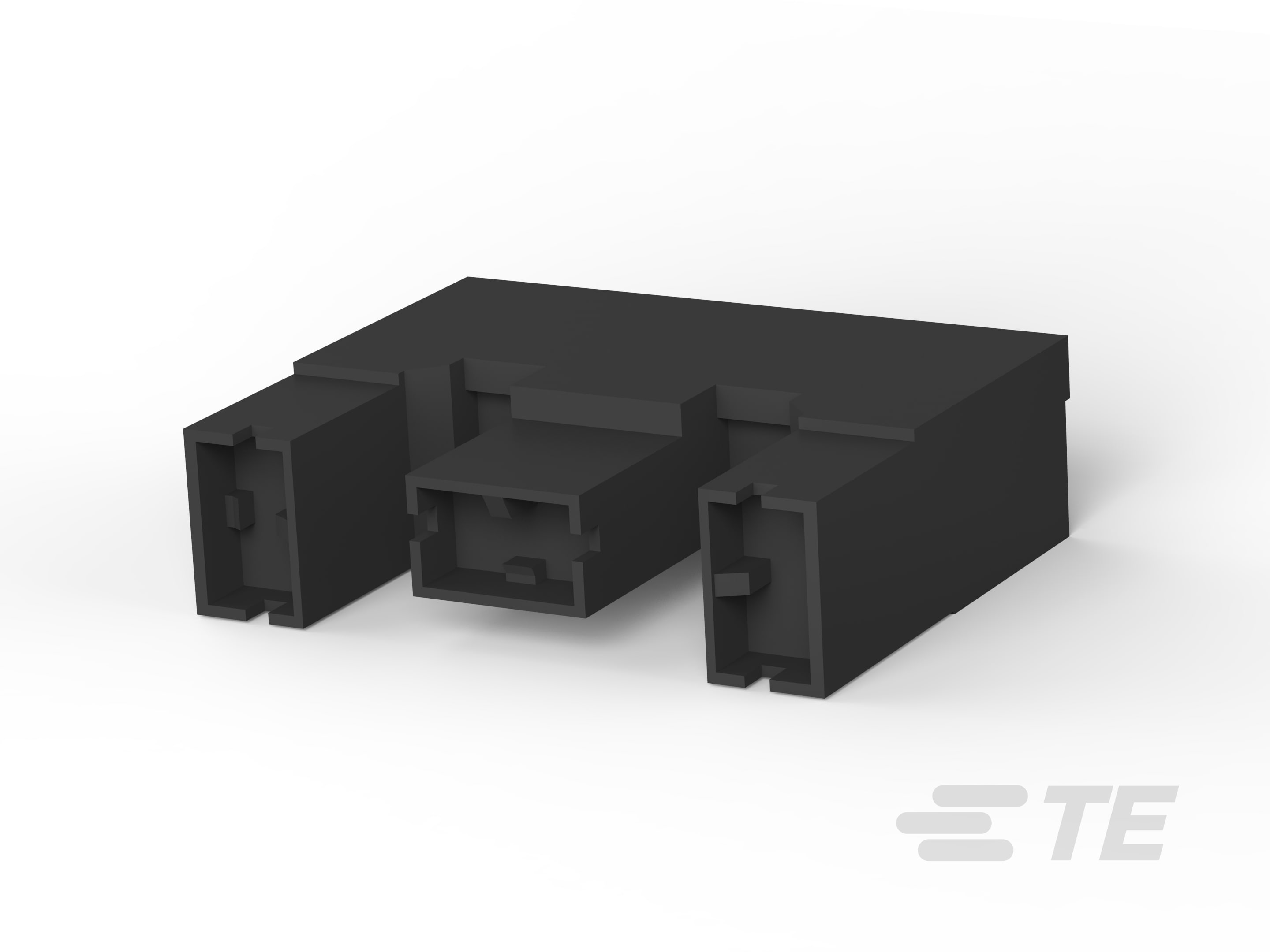 POSITIVE LOCK 3P HOUSING PA6.6 BLACK-927422-1