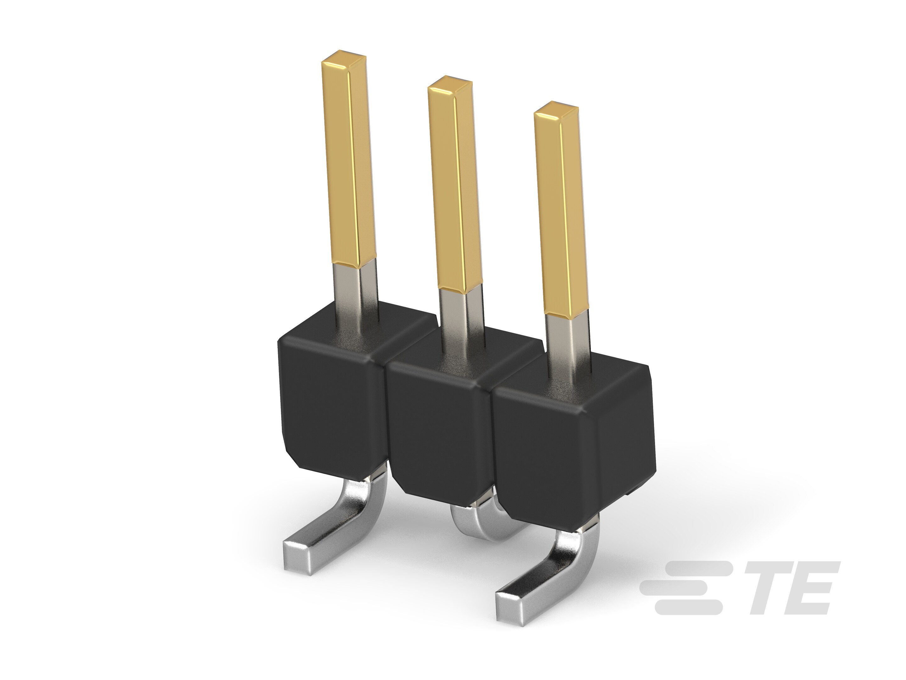 MODU II PIN HEADER, SGL ROW,SMD- 3 POS-966710-3