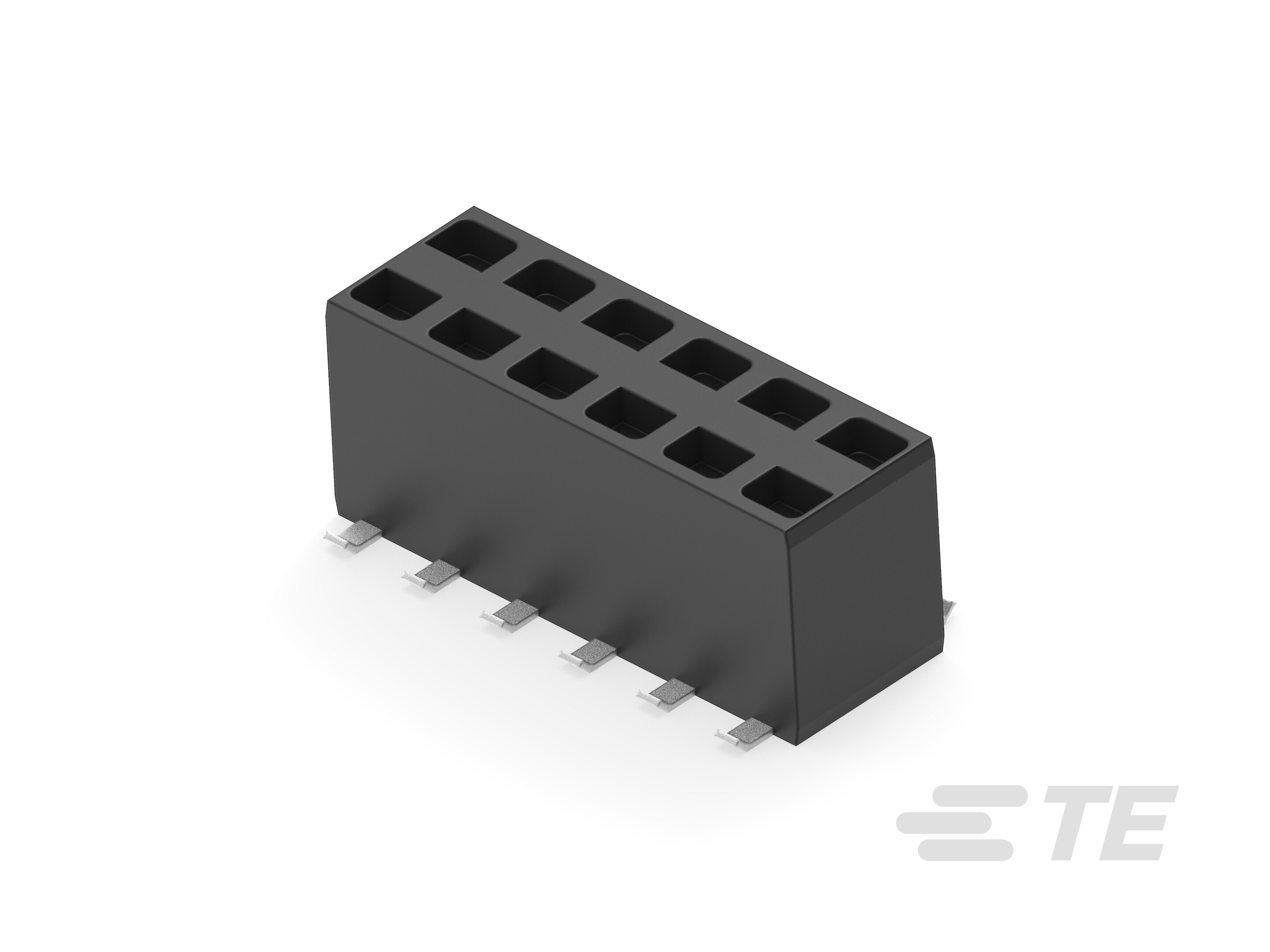 2x6P HV100 REC. CON, SMD, GOLD, BLISTER-969973-6