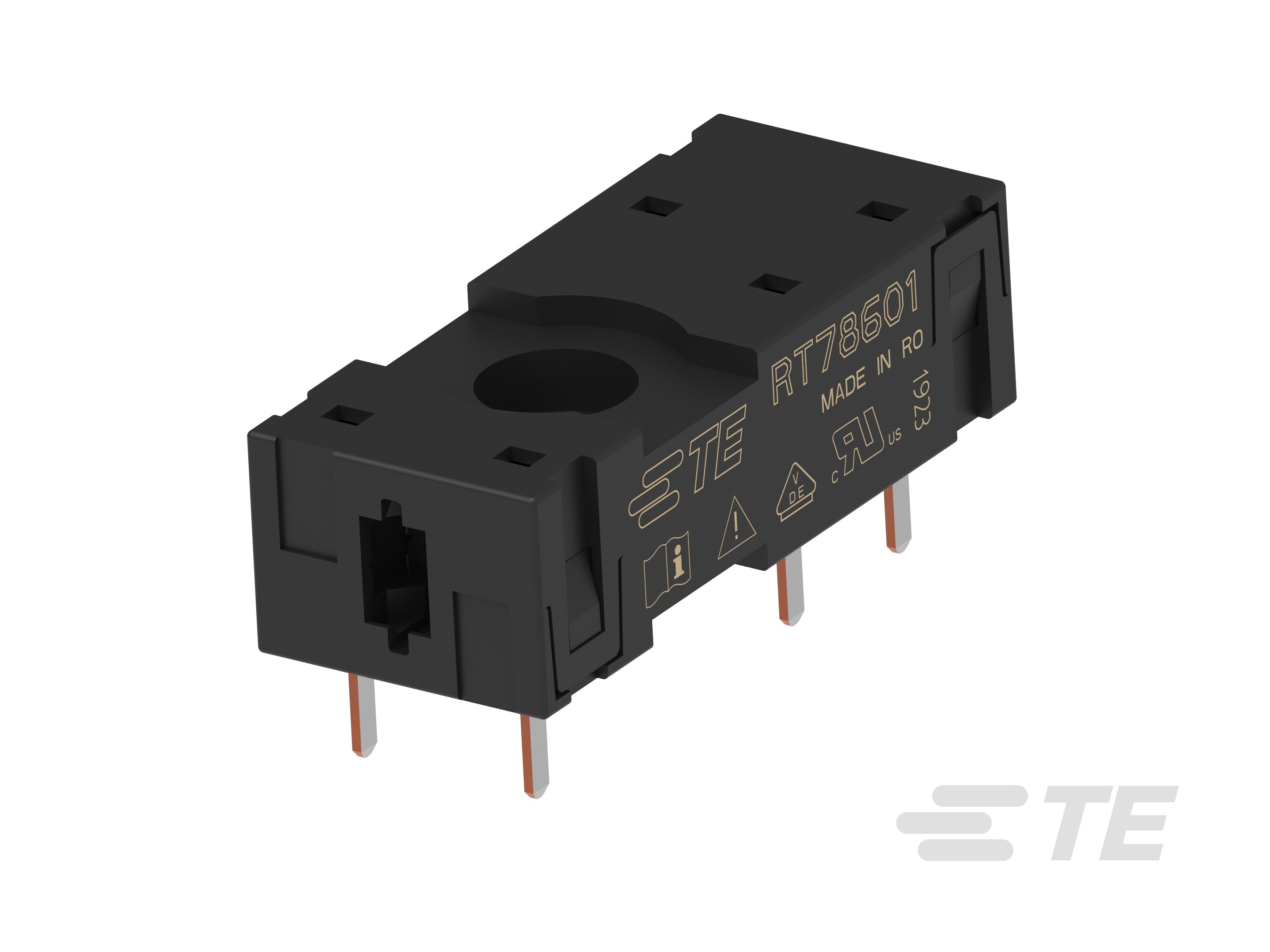 RT78601, RELAY SOCKET PCB 3.5MM-1860990-1