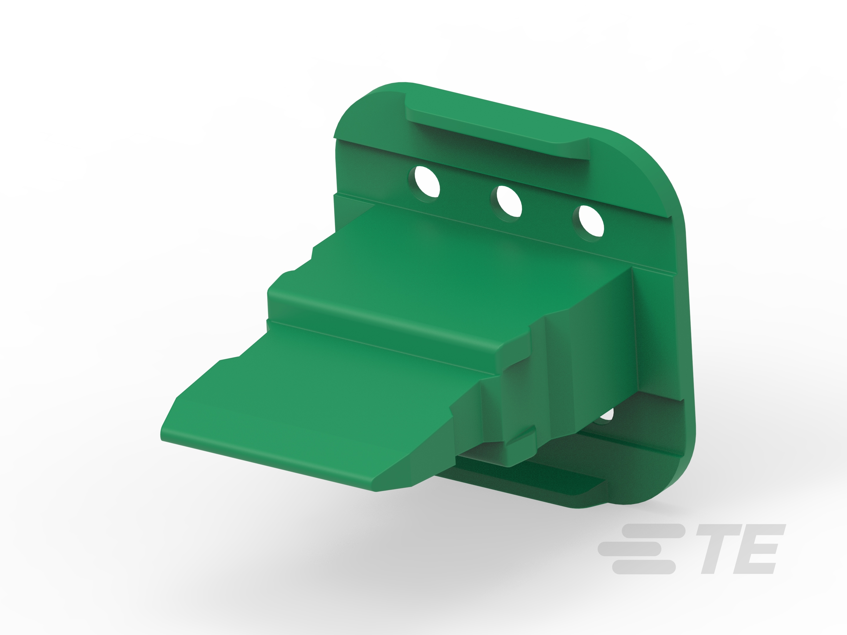 WEDGE LOCK, 6P, PLG, GRN, SL RET, DT-W6S-P012