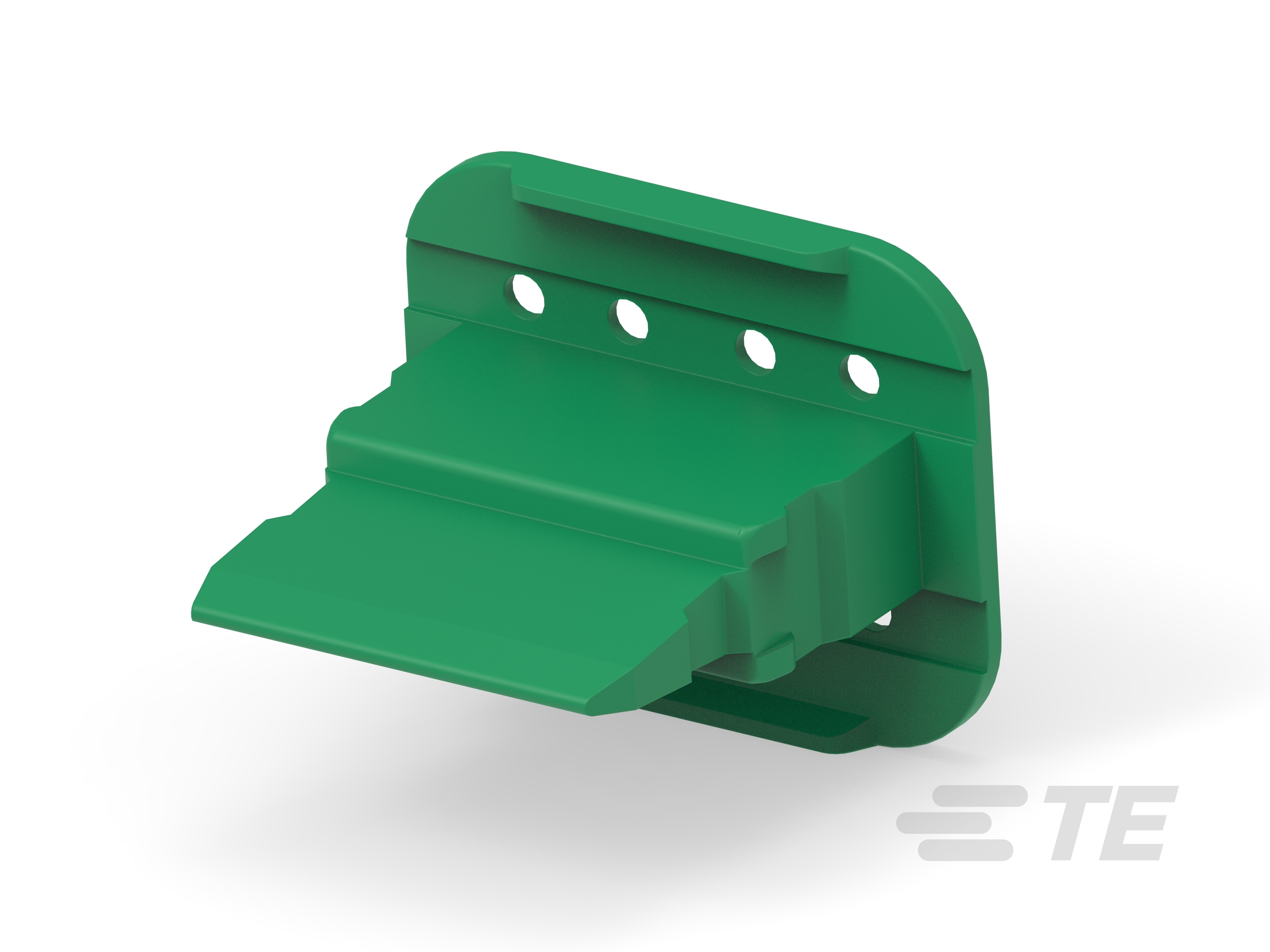 WEDGE LOCK, 8P, PLG, GRN, SL RET, DT-W8S-P012
