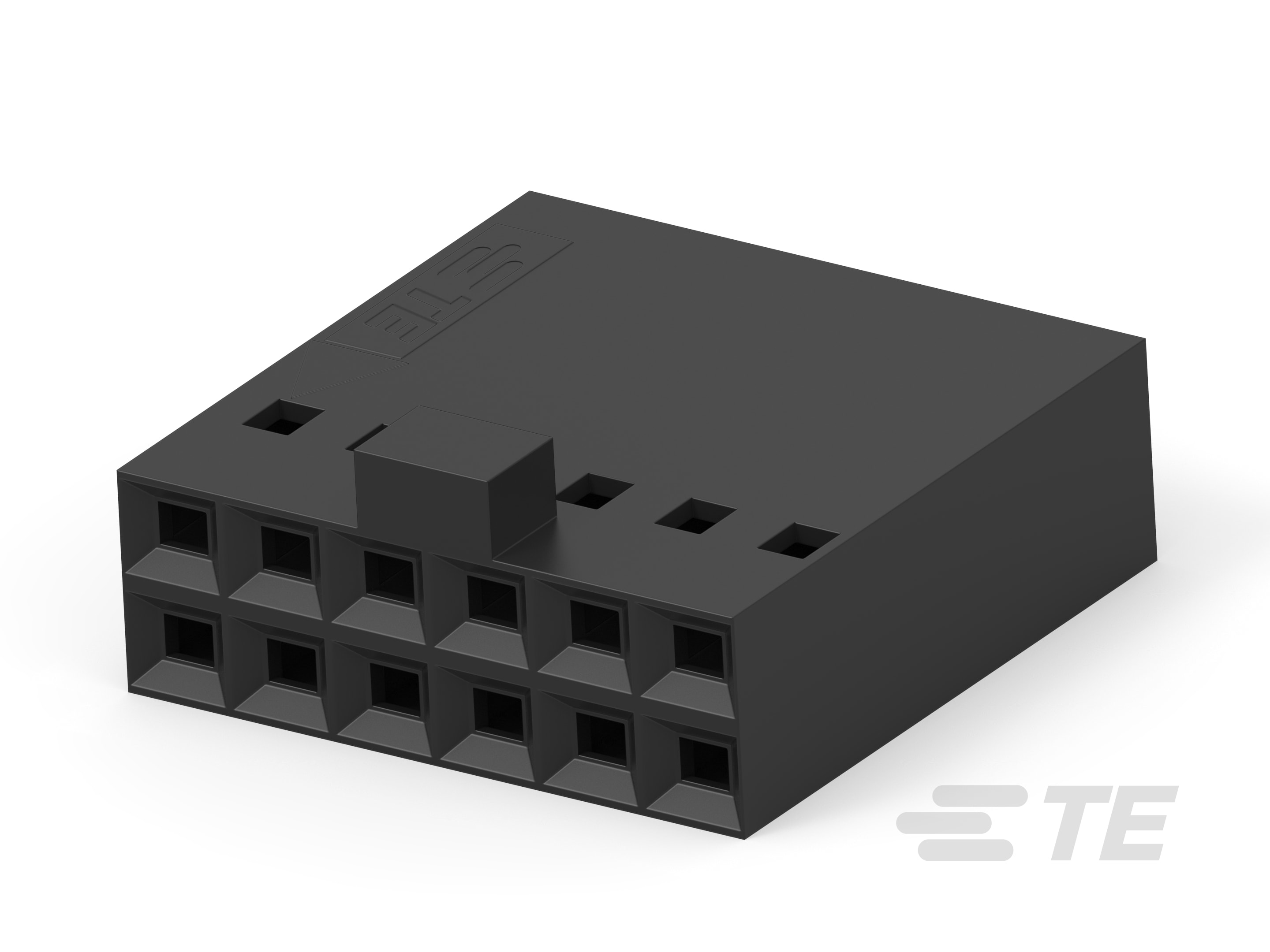 12 SHORT PT RCPT HSG DR .100CL-1-104483-2