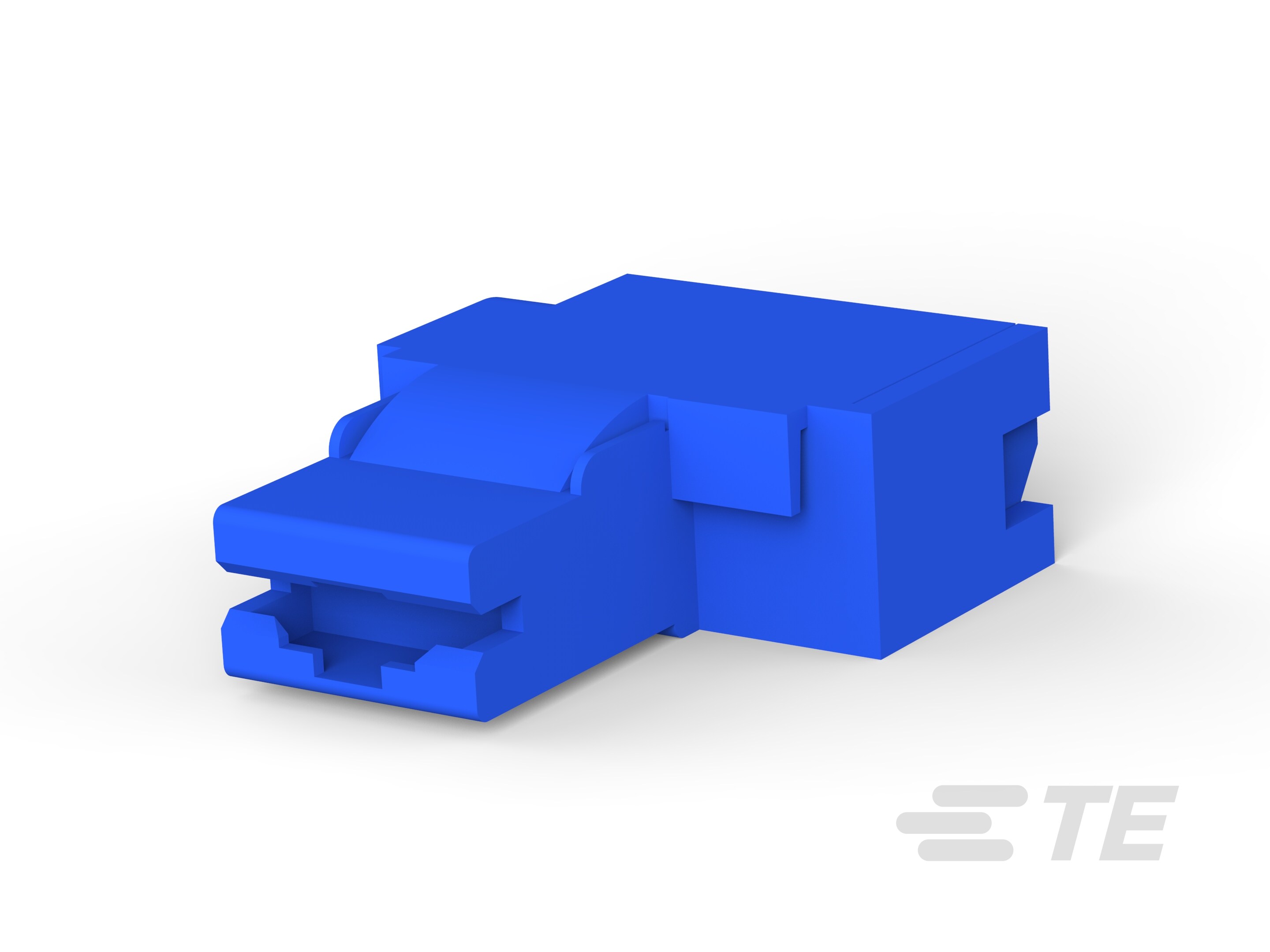PL 250  (6.3 MM) HOUSING BLUE 6/6 NYLON-1-172469-2