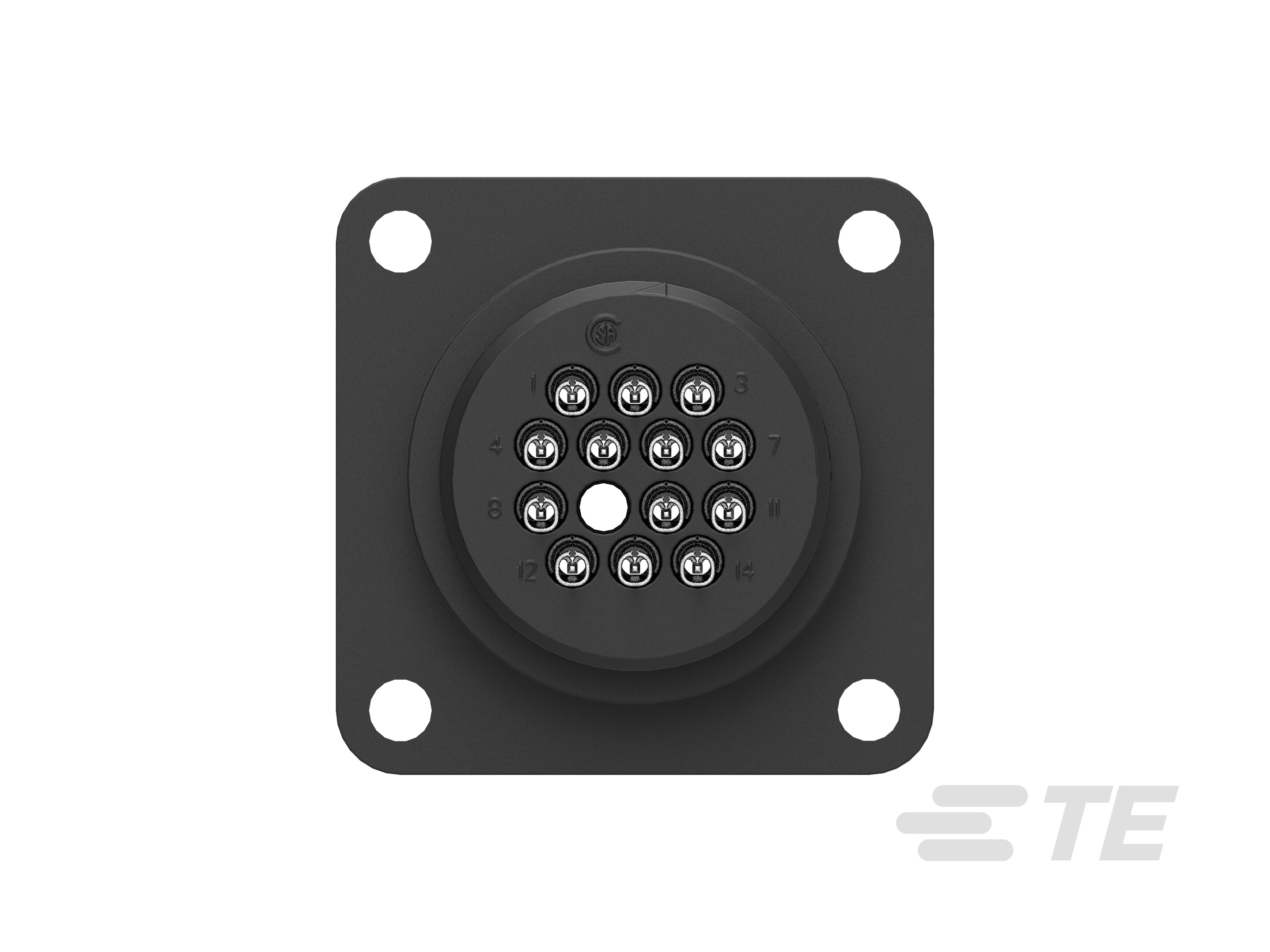 12138257 AMP Circular Power Connectors TE Connectivity