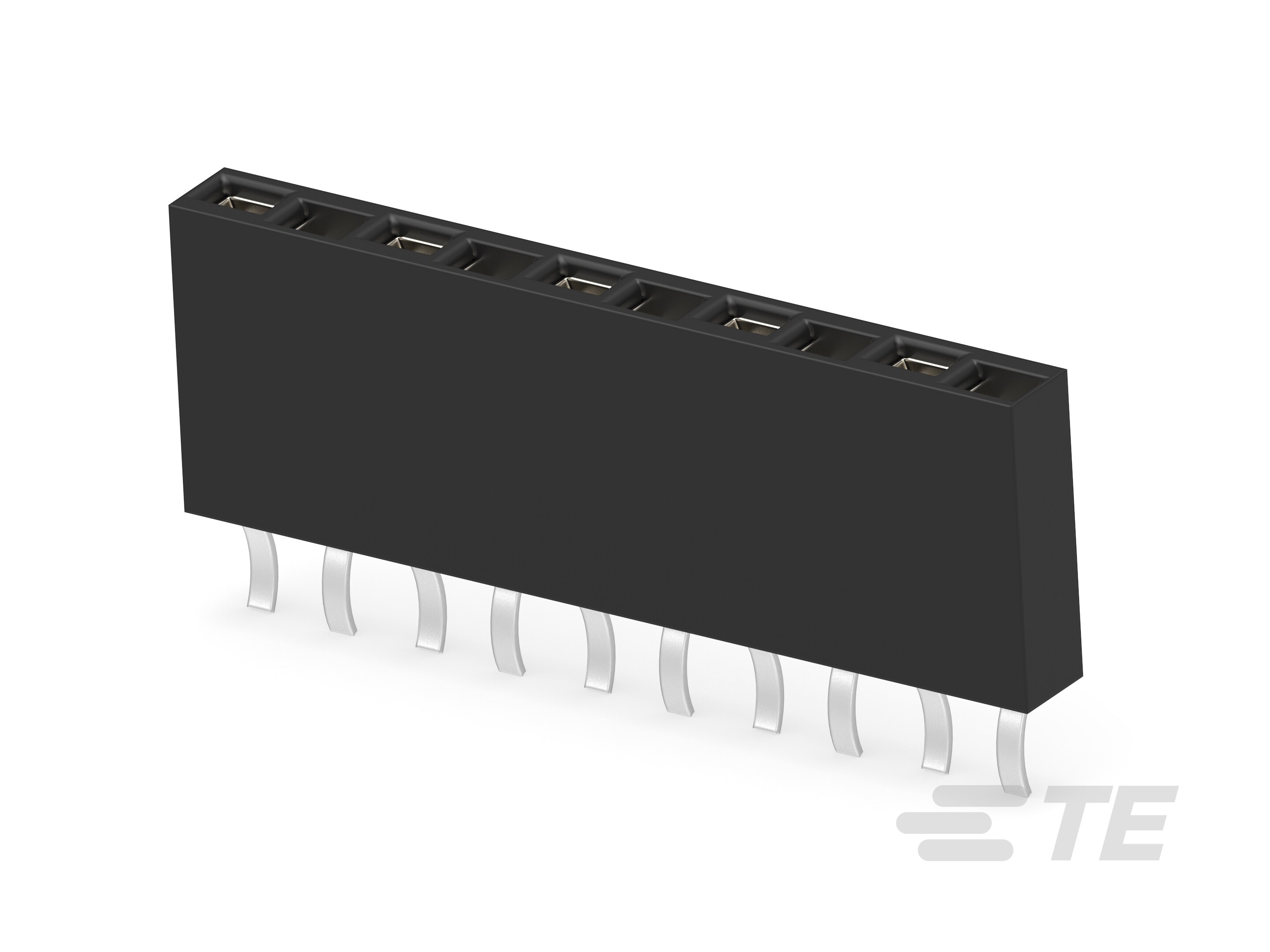 10P HV100 REC CON. TE, 8.5MM-1-215299-0