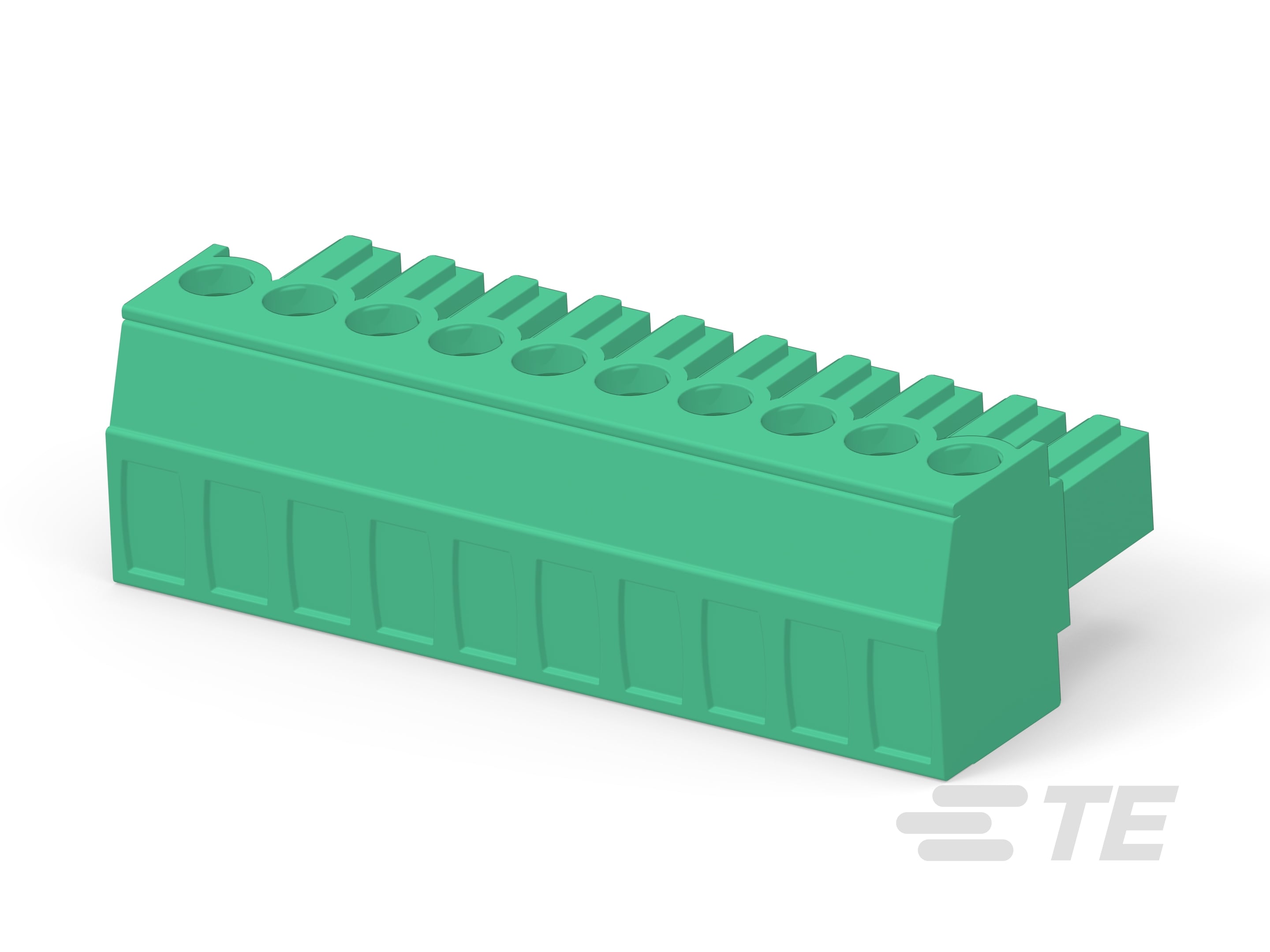 10 P. TERMI-BLOK PLUG STAC 3,8-1-284507-0