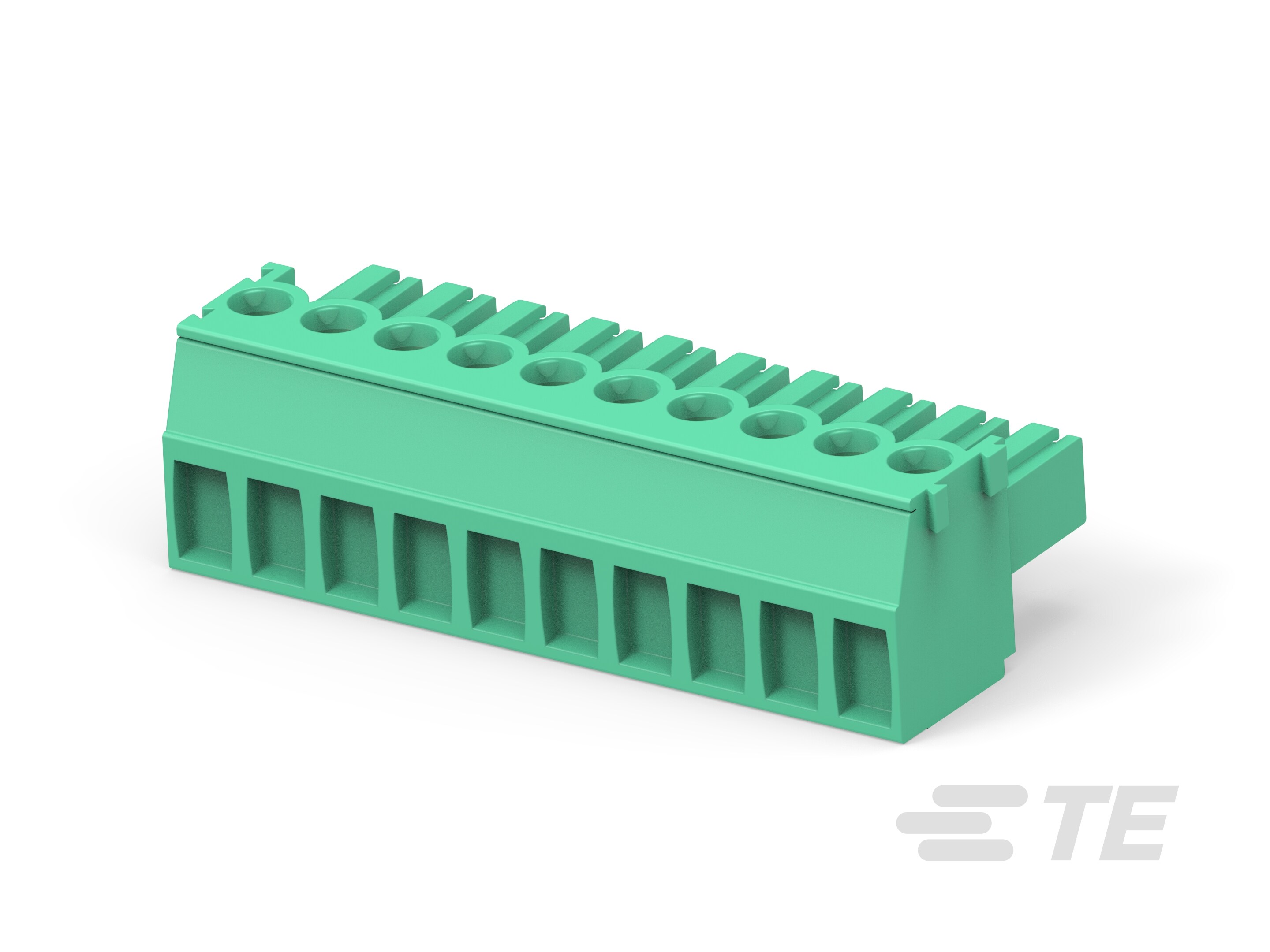 10P TERMI-BLOK PLUG STACK 3,8-1-284509-0