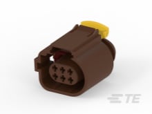 6 POS REC. CONNECTOR FOR MTII-1-284716-3