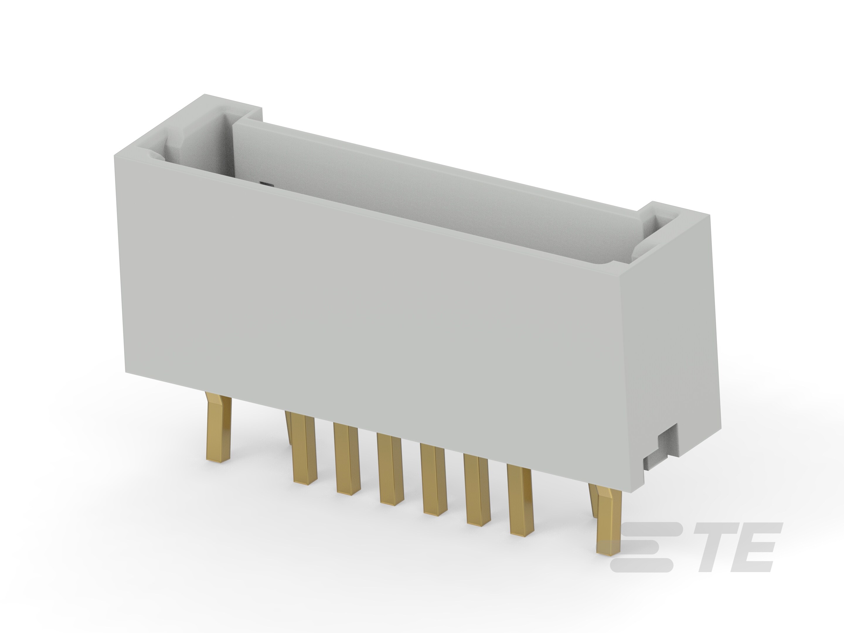 SGL ROW POST HDR (V) DIP (GOLD-1-292272-0