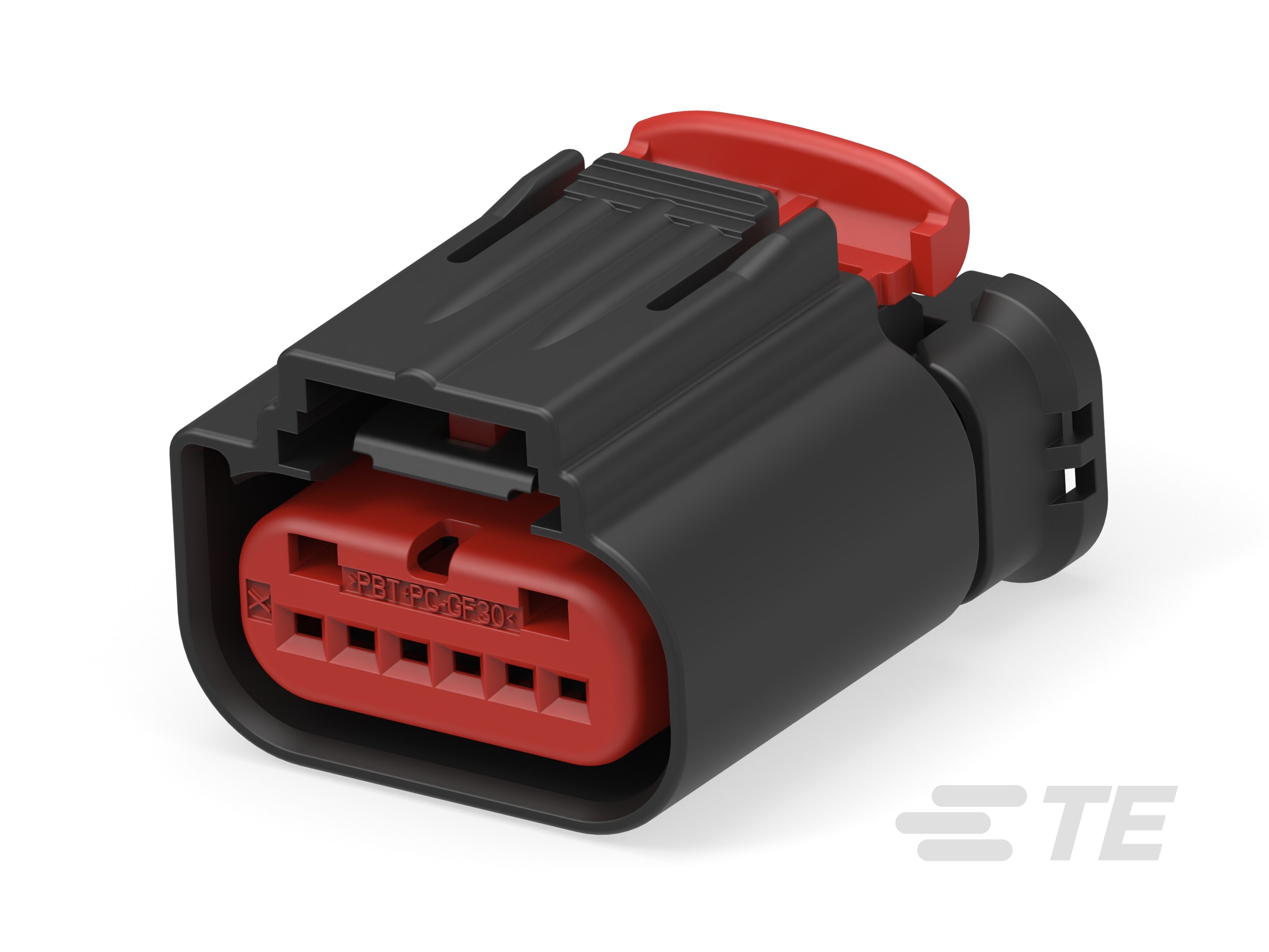 1 X 6 SEALED CONNECTOR ASSY FOR ANGLED W-1326942-1