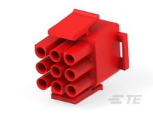 09P UMNL V0 PLUG HSG RED-1-350720-2