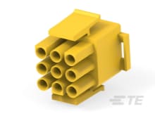 09P UMNL V0 PLUG HSG YELLOW-1-350720-4