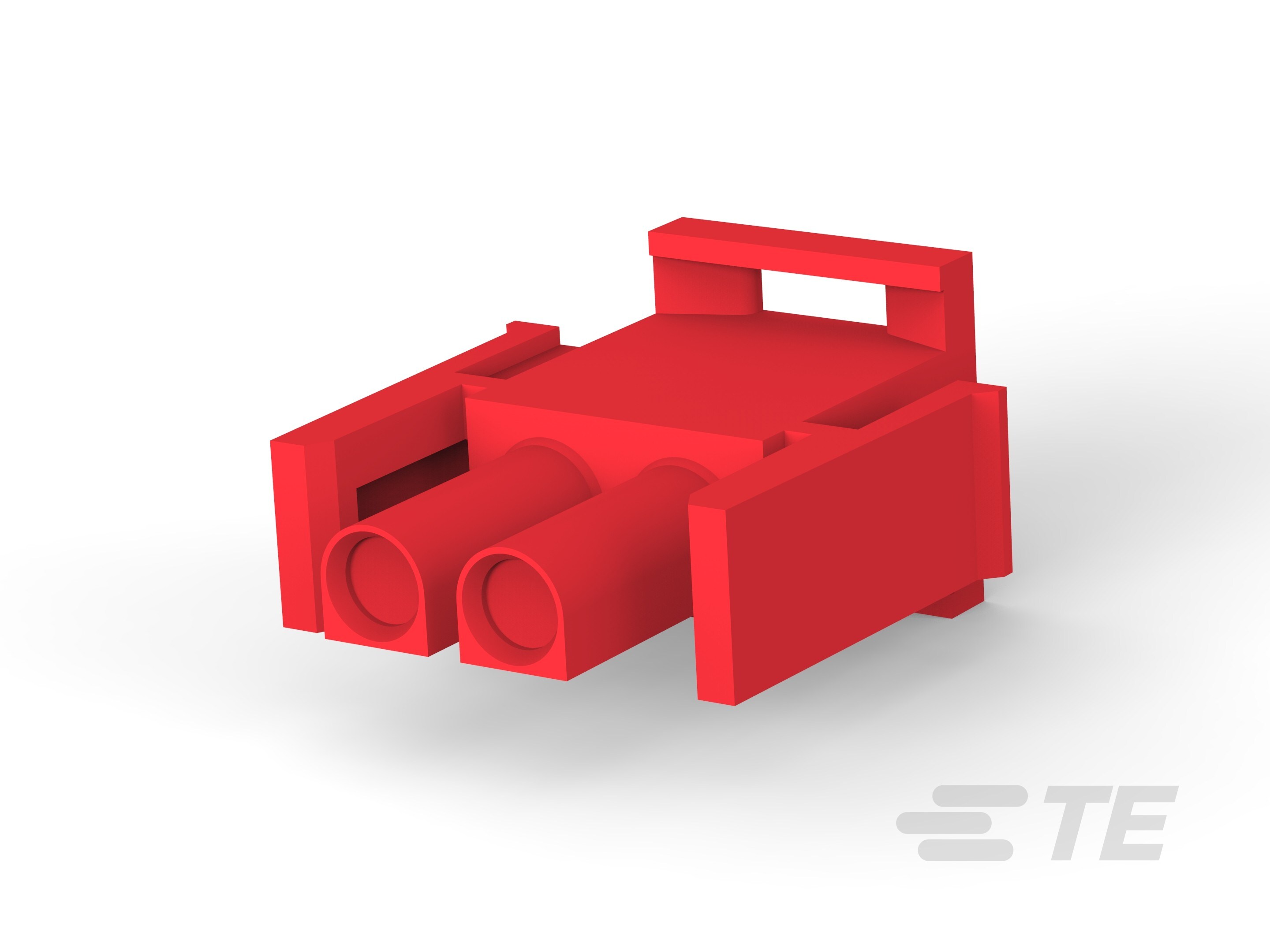 02P UMNL V0 PLUG HSG RED-1-350777-2
