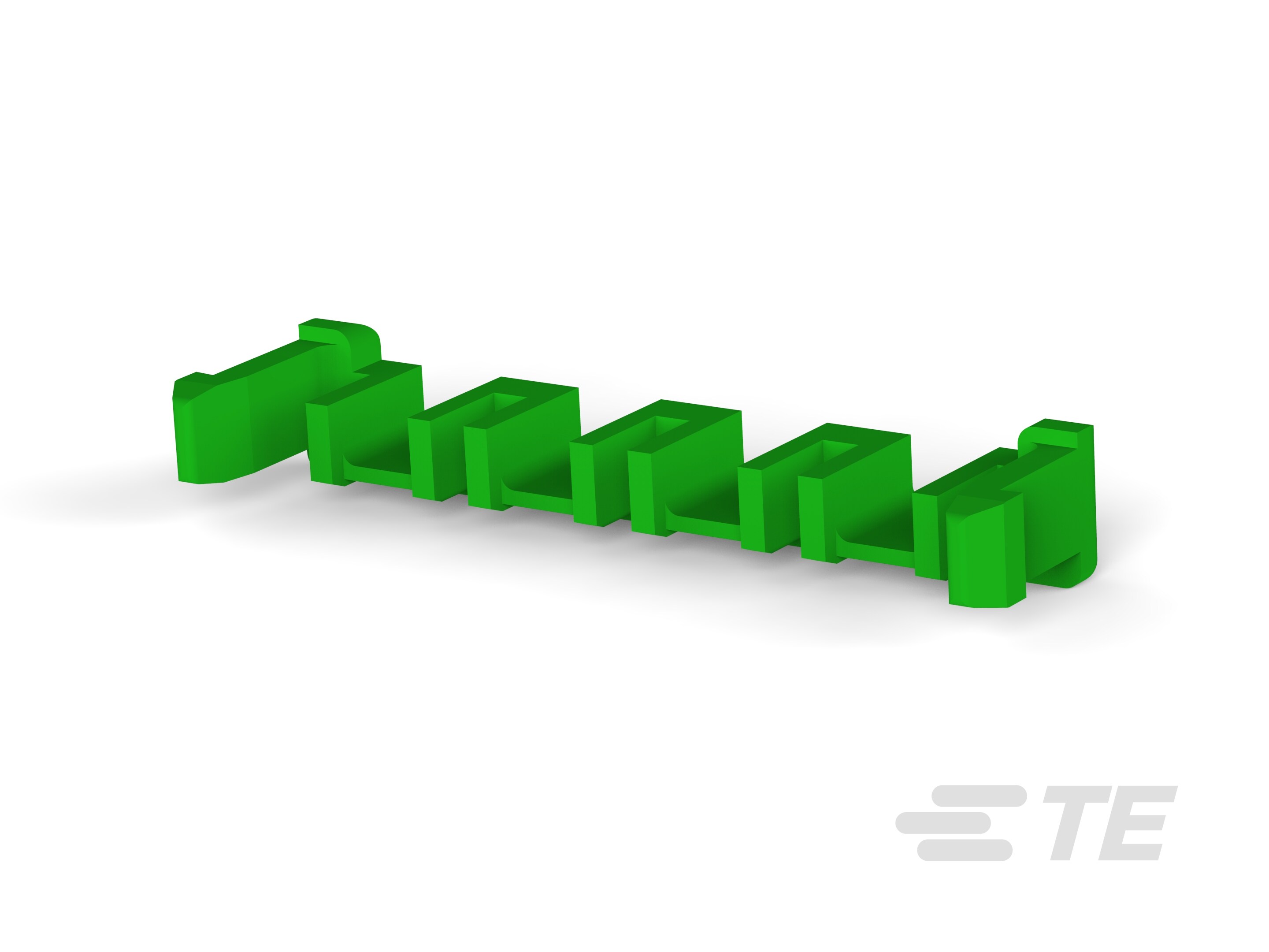 5MM POWER KEY D/L PLATE GREEN-1376396-1