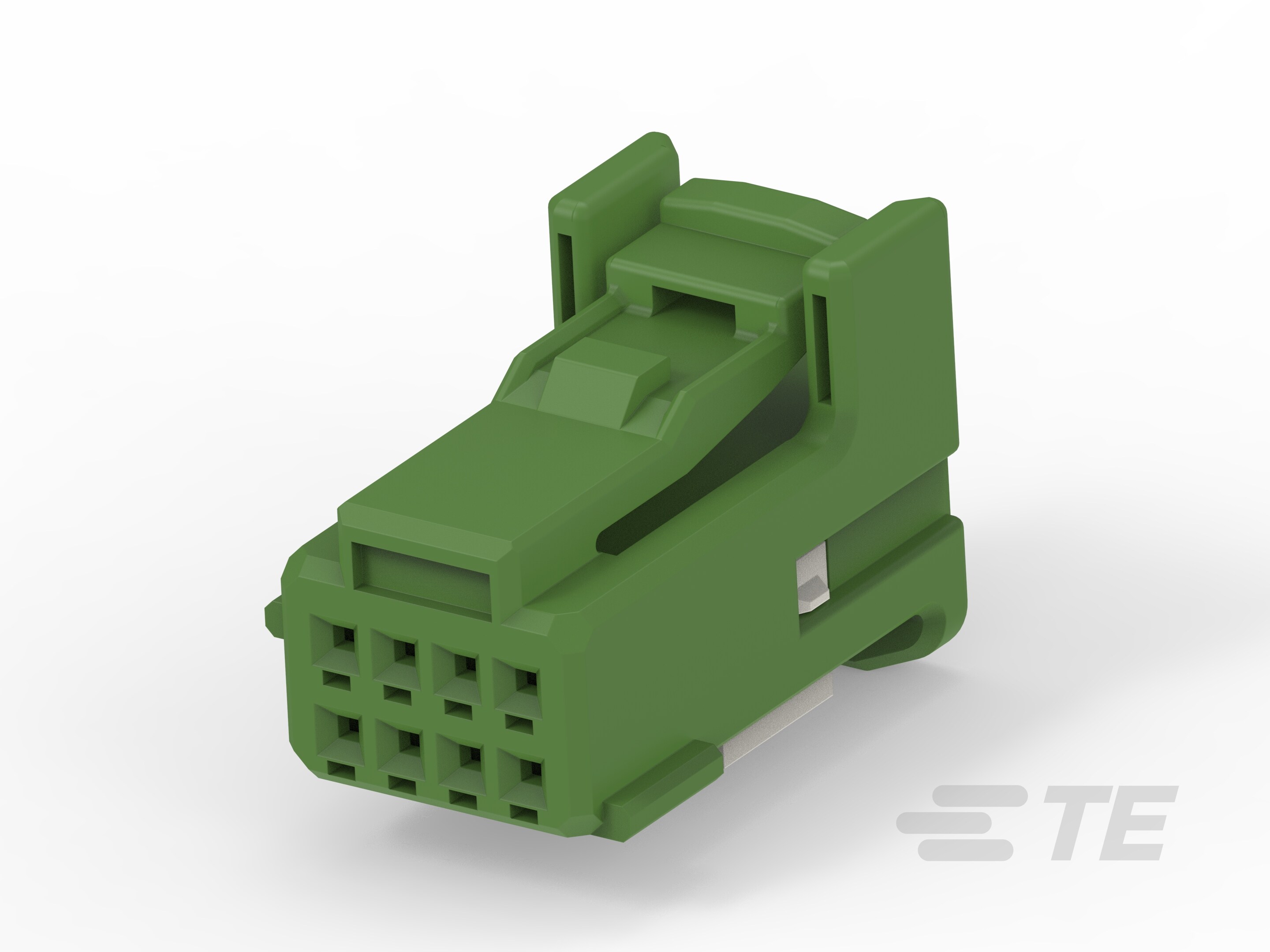 8W PLUG HOUSING ASSY GREEN-1379659-4