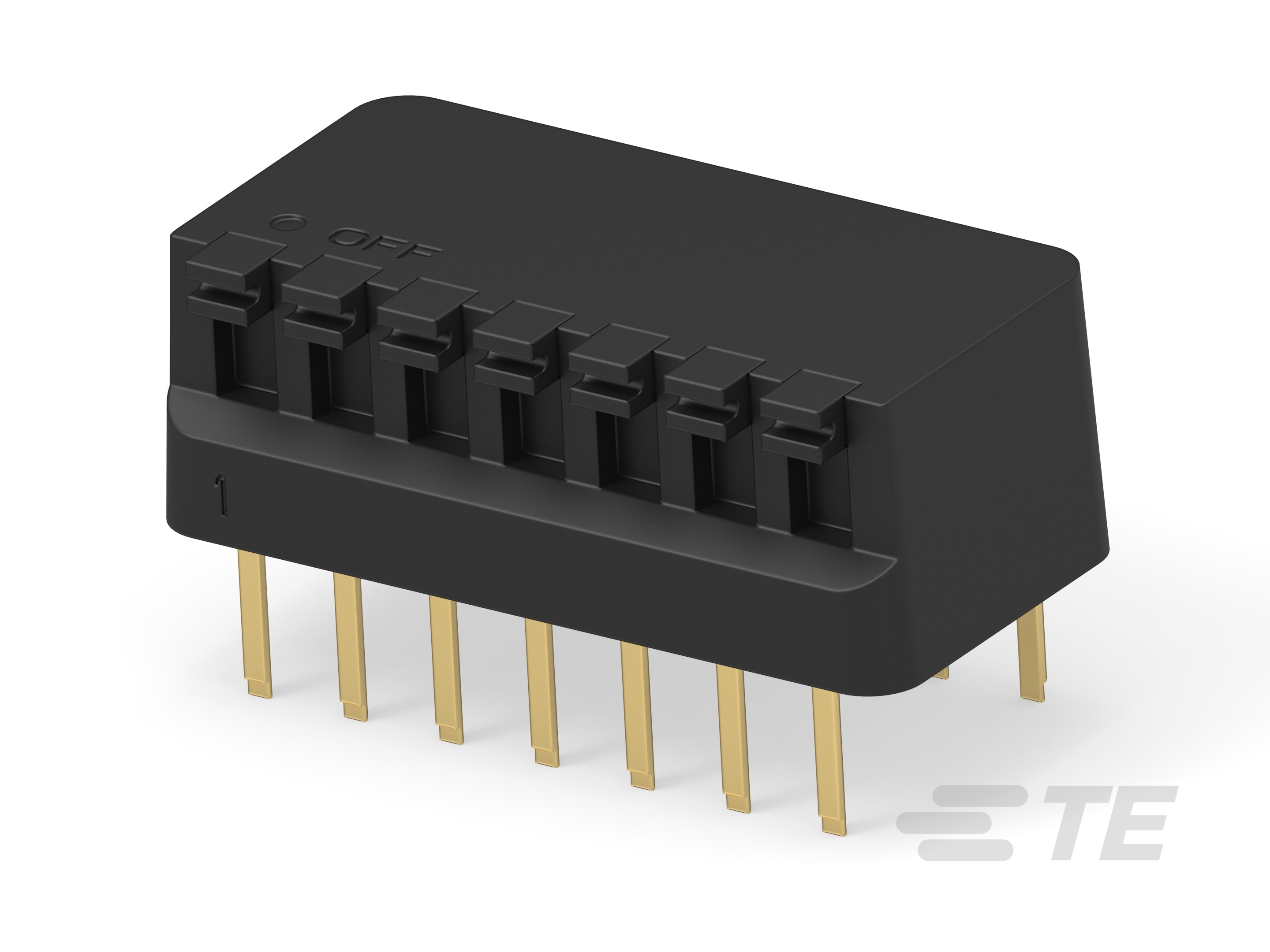 RIGHT ANGLE DIP SW 7 P SEALED-1-435802-8