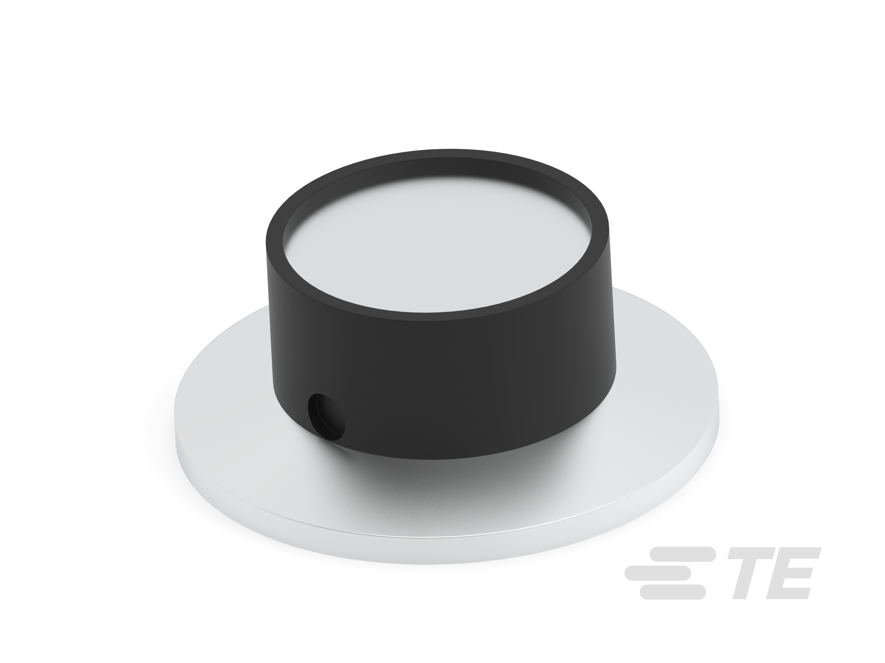 PKS90B1/4=KNOB PLASTIC W/SKIRT-1437625-5