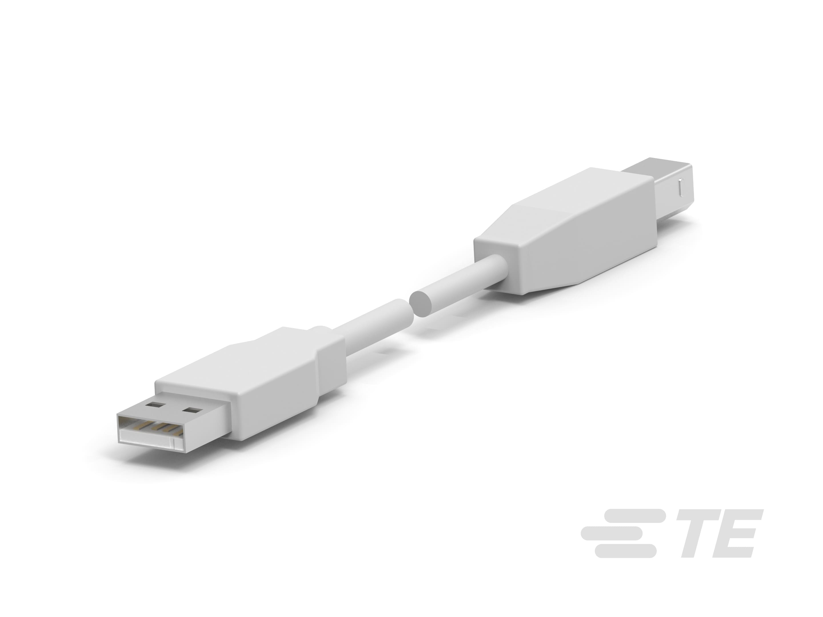 USB, A-B, 28/24, WHITE, 1.5M-1487588-2