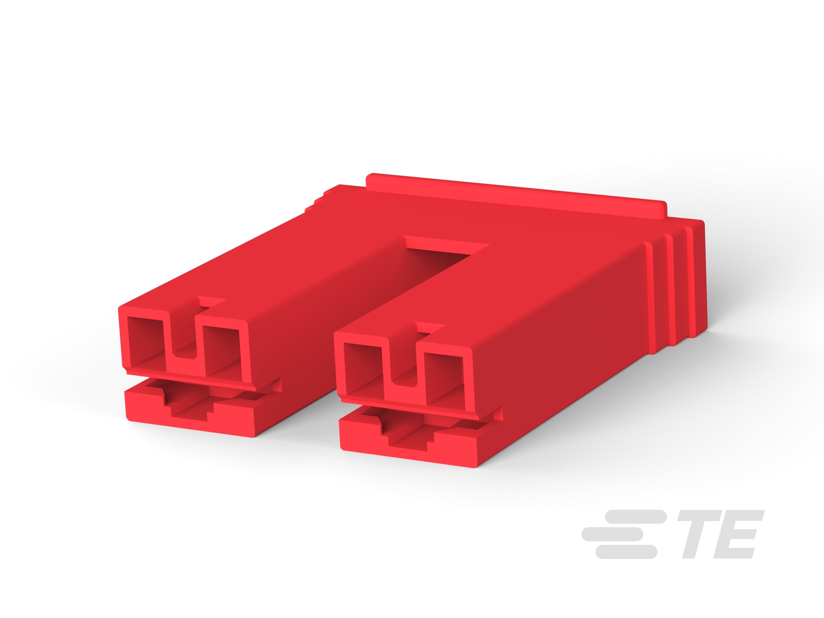 PL 250 HOUSING REC RED 6/6 NYLON V2-1-520935-2