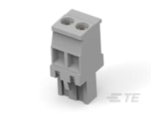 EUROSTYLE 2 POS VERT PLUG STCK-1546122-2