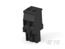 2P TERMI-BLOK VERT PLUG,BLACK-1546625-2