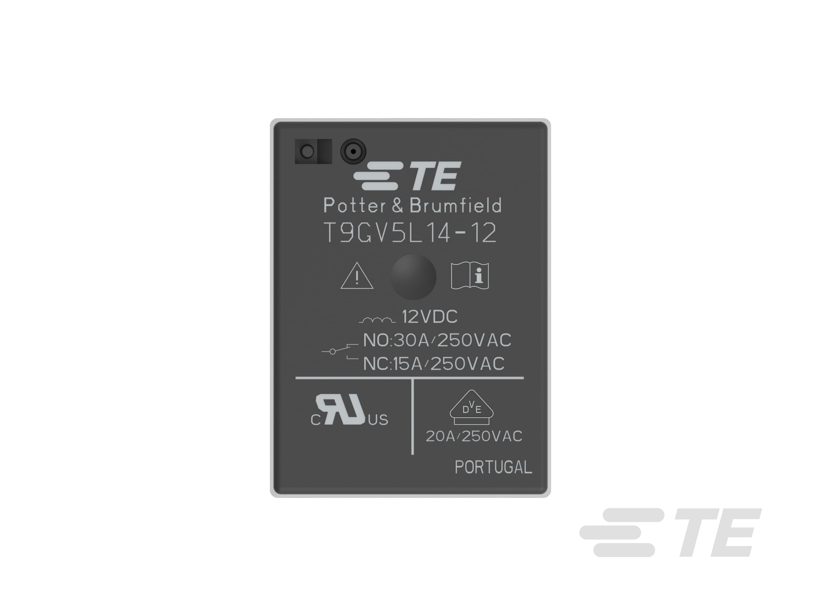 T9GV1L145 Potter & Brumfield PCB Power Relay 30 amp, Monostable DC