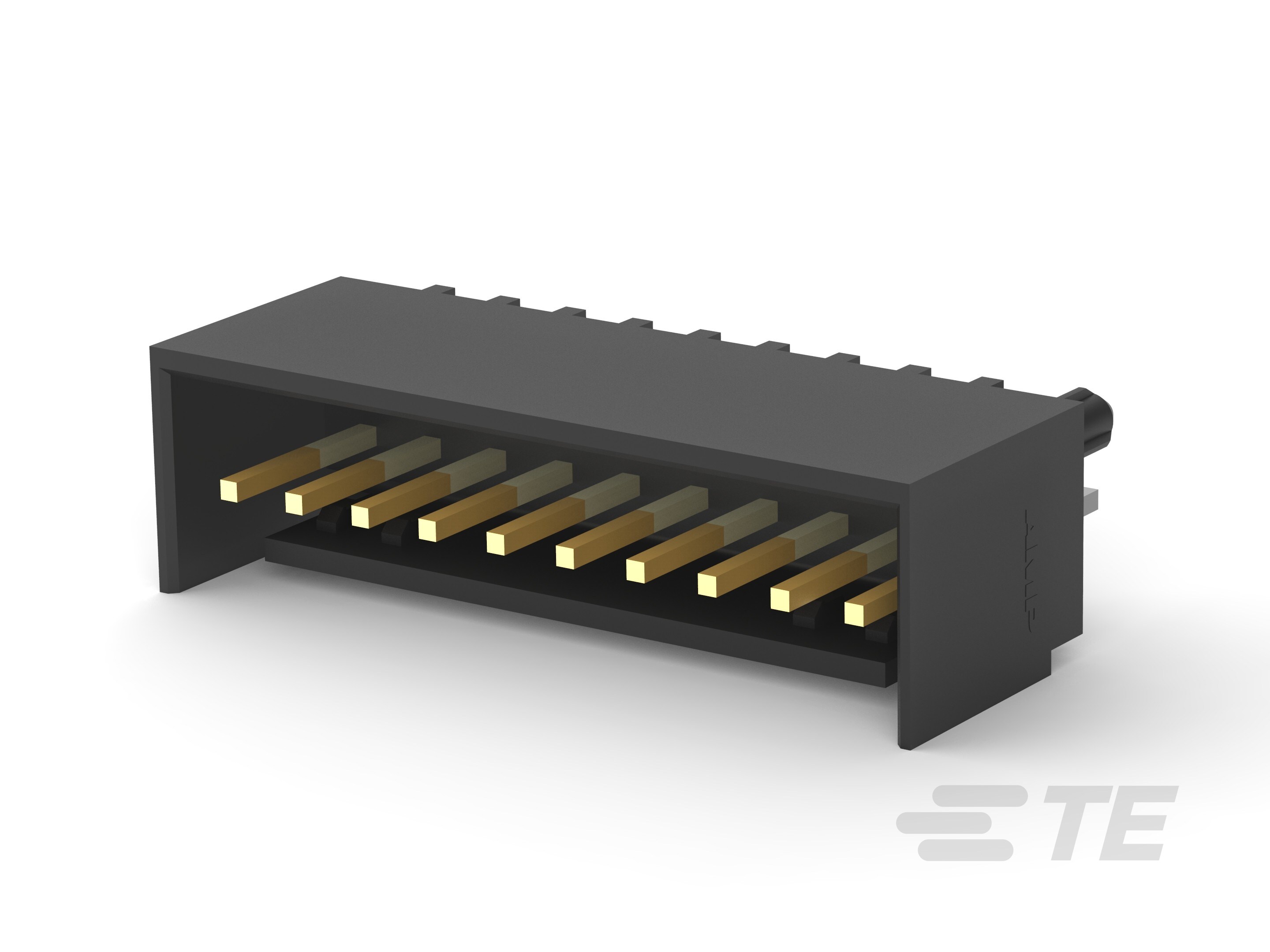 10P CST100 SHRD HDR ASSY W/PEG-1-644897-0
