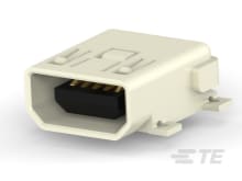 Mini USB AB R/A,Rcpt,SMT,T&R-1734328-2