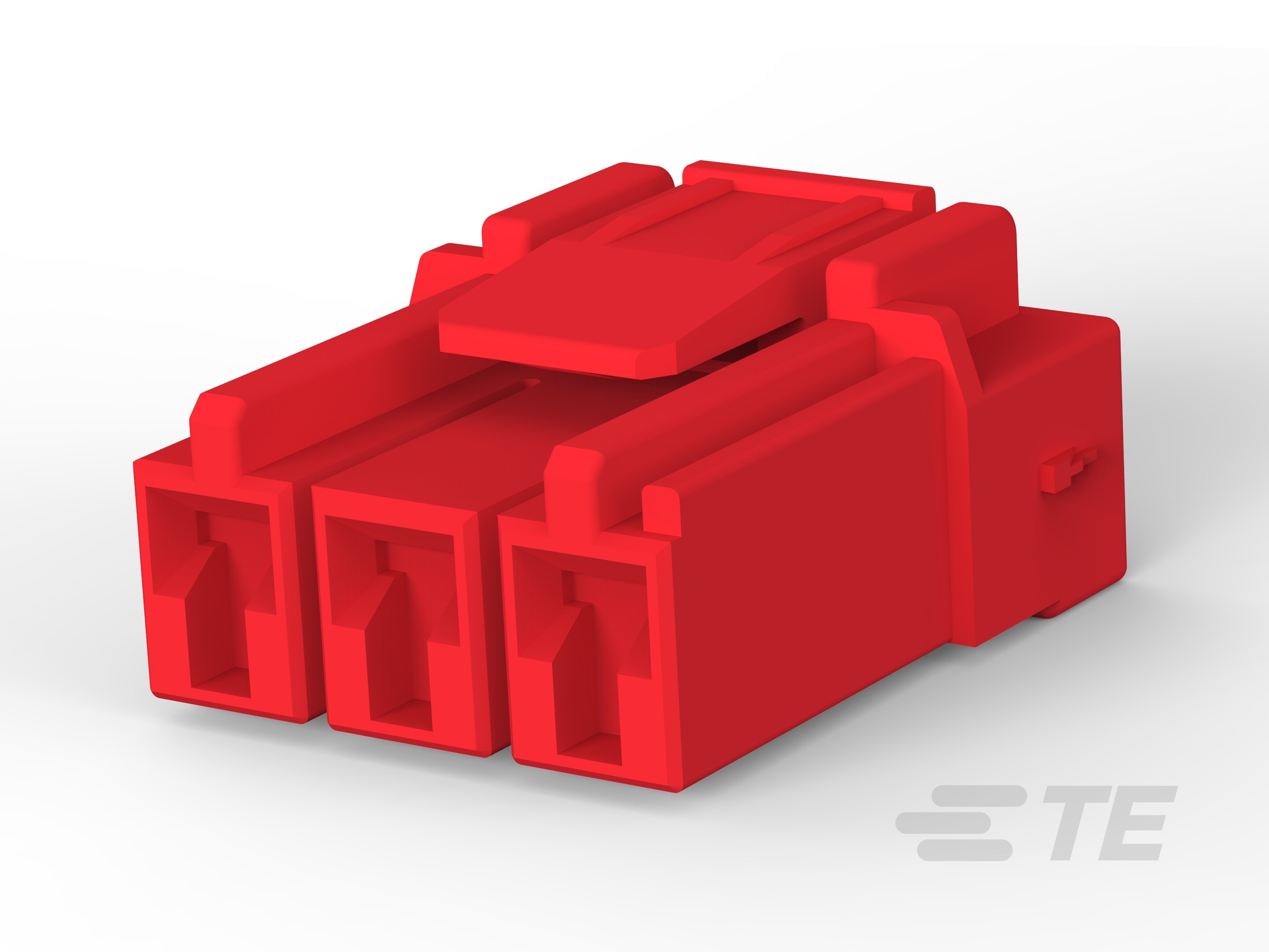 GHC EYELET 6.2 3POS PLUG HOUSING RED-1747995-2