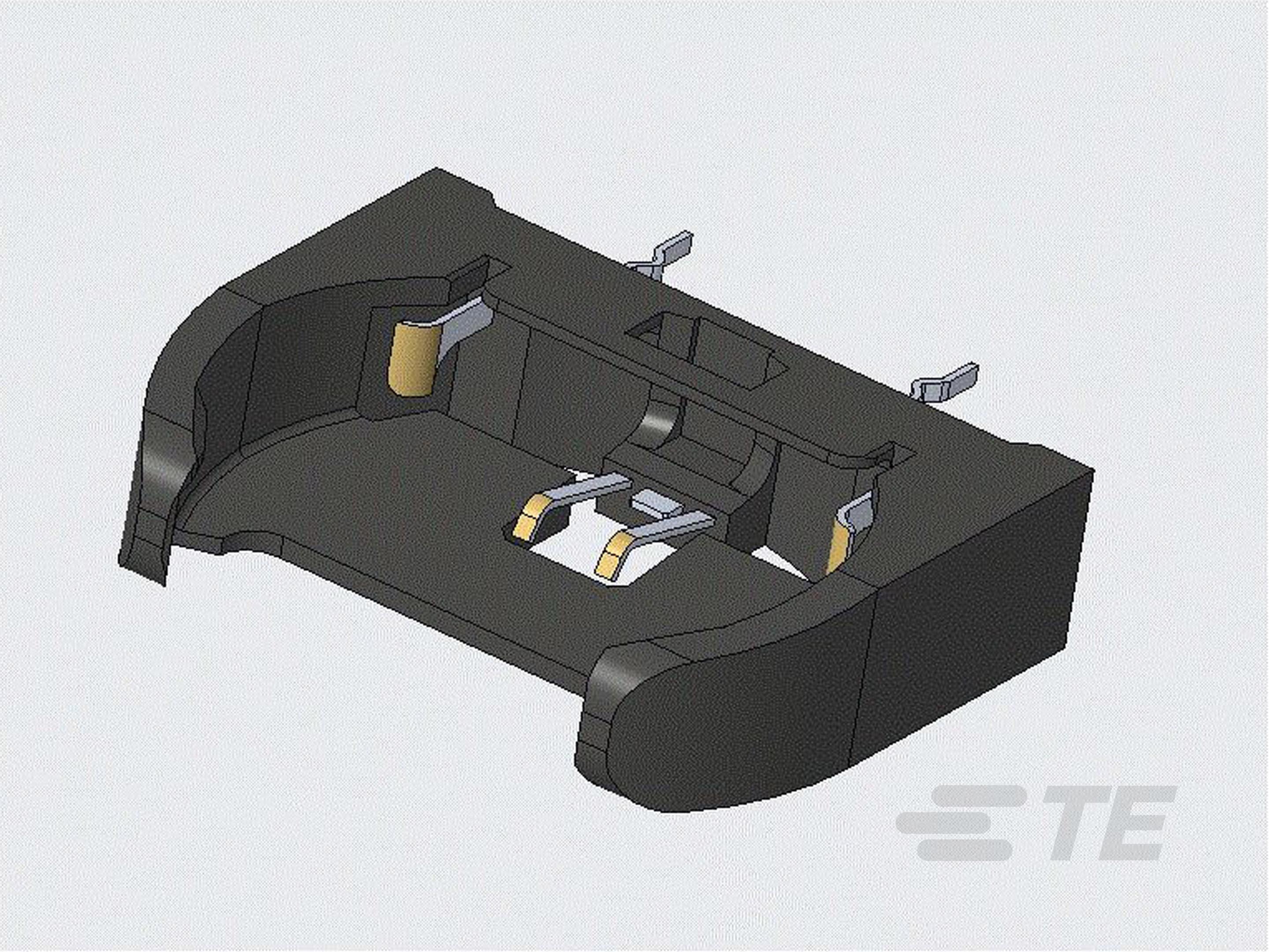BATTERY HOLDER, 3.6MM, HIGH STANDOFF-1775485-3