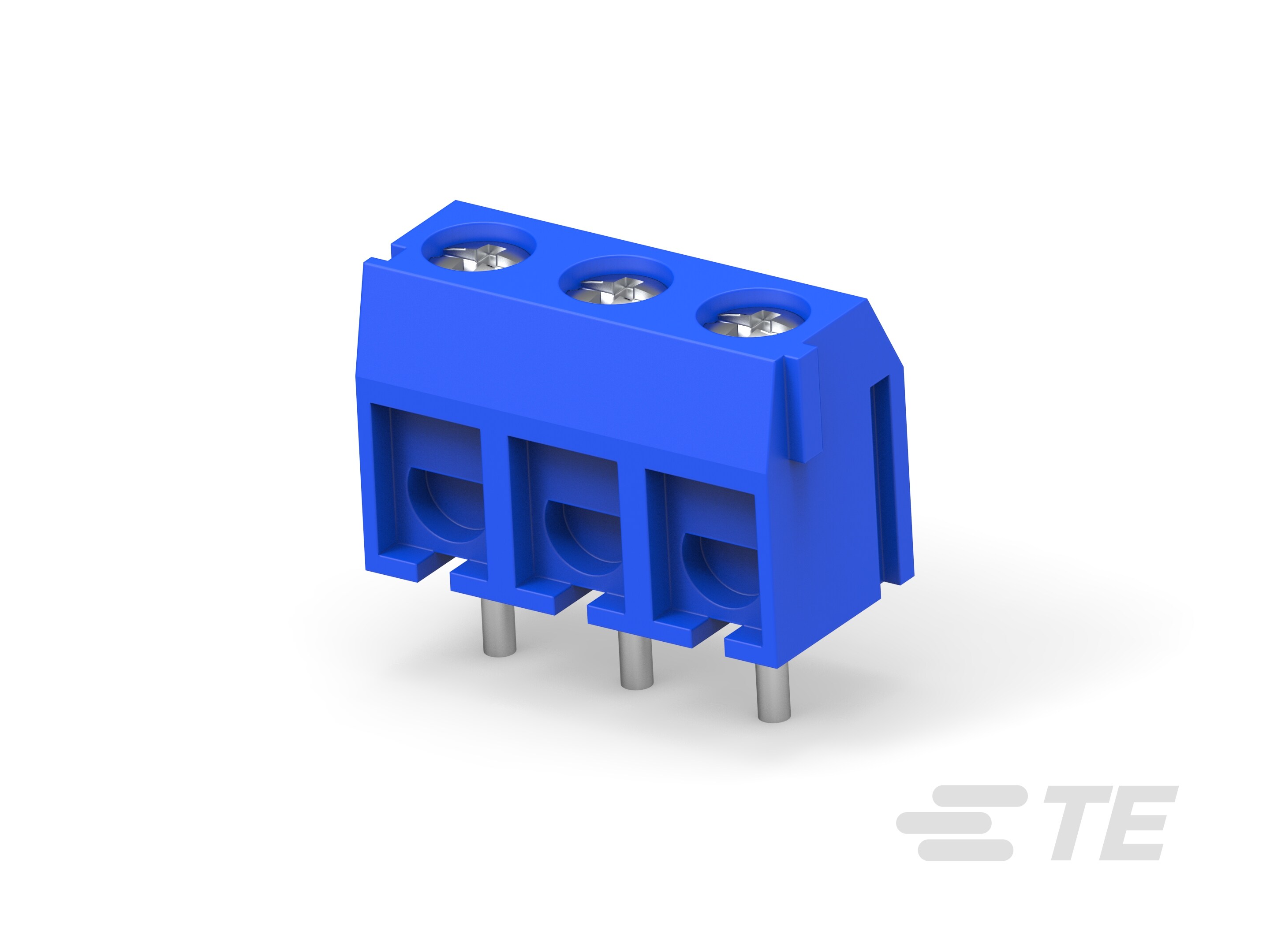 3P TB ,90deg, VT, 5mm, Blue,w/interlock-1776244-3